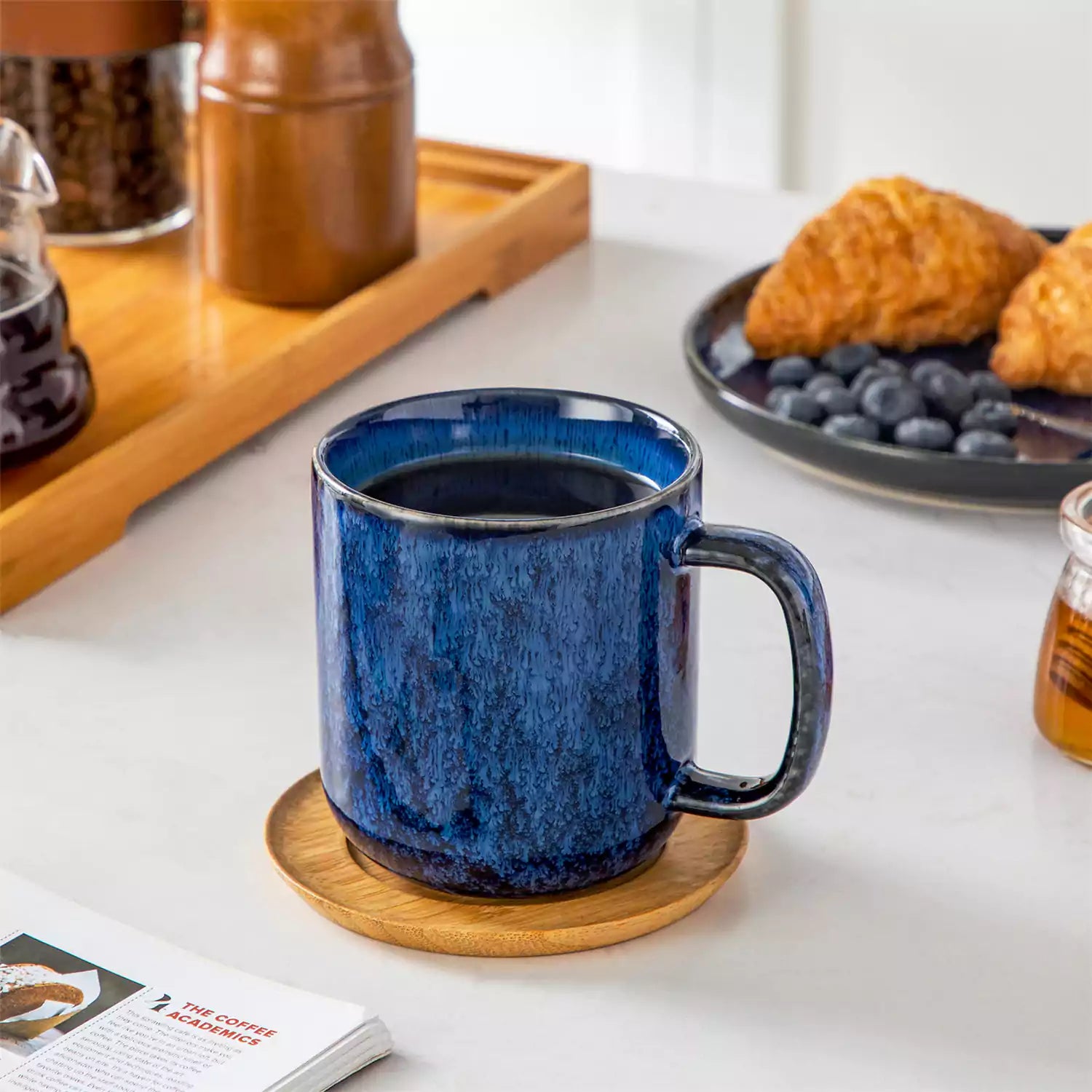 Starry Gentlely Curved Mugs Set of 6