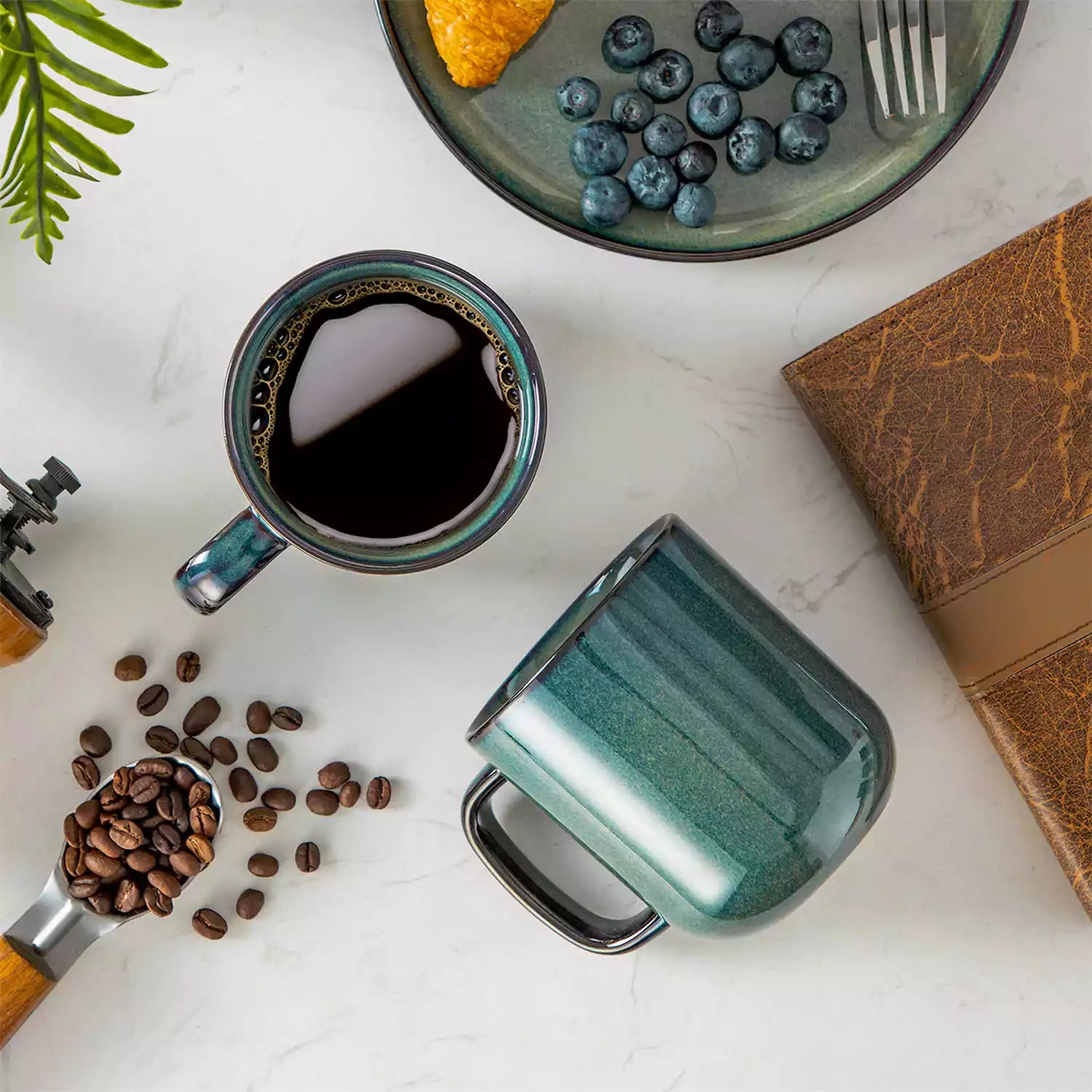 Starry Gentlely Curved Mugs Set of 6