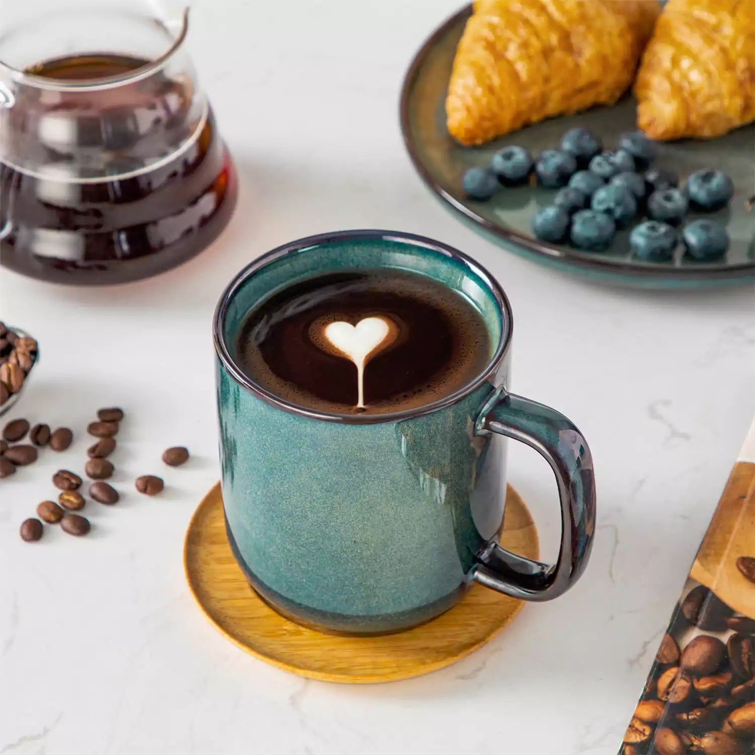 Starry Gentlely Curved Mugs Set of 6