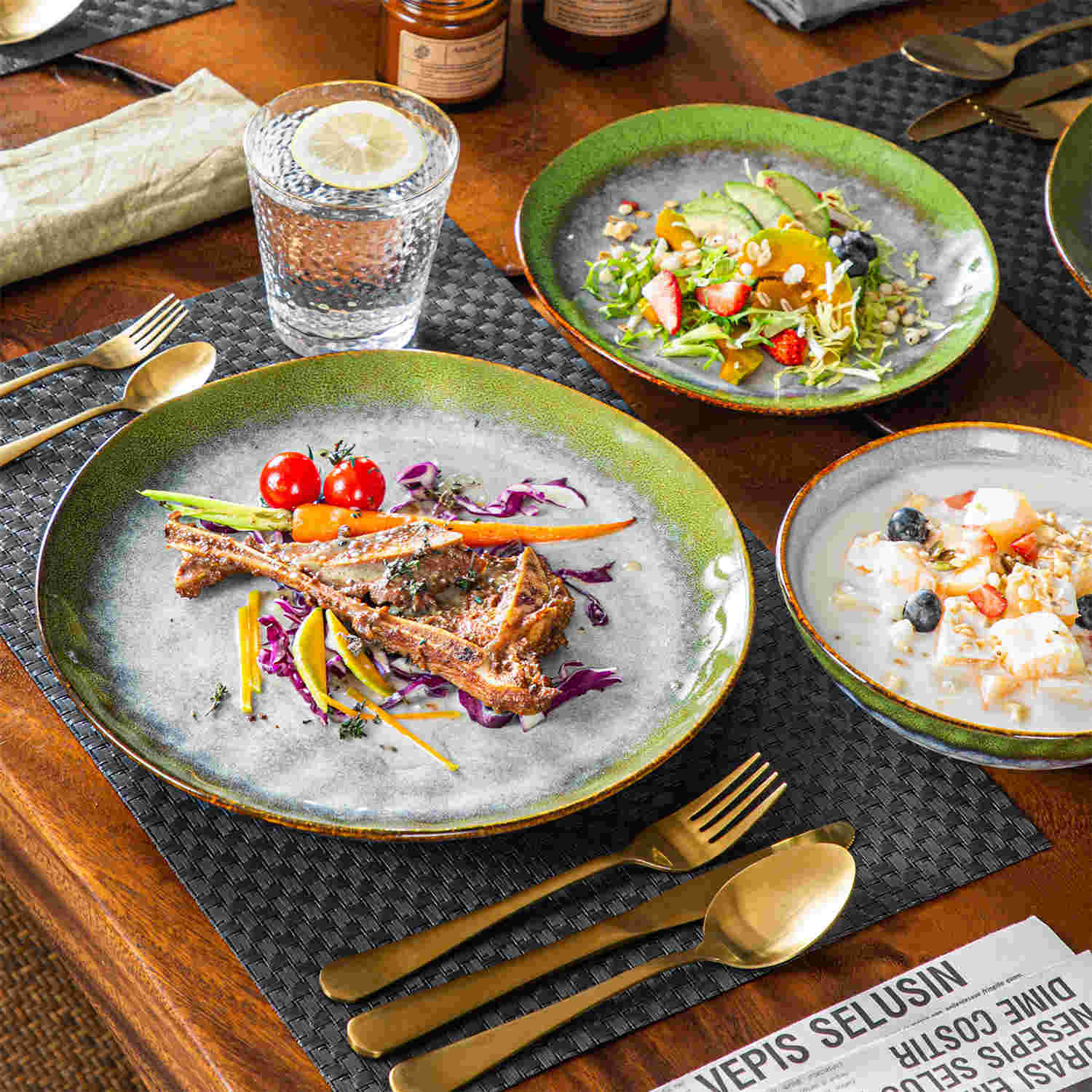 Starry 12 Piece Dinnerware Set