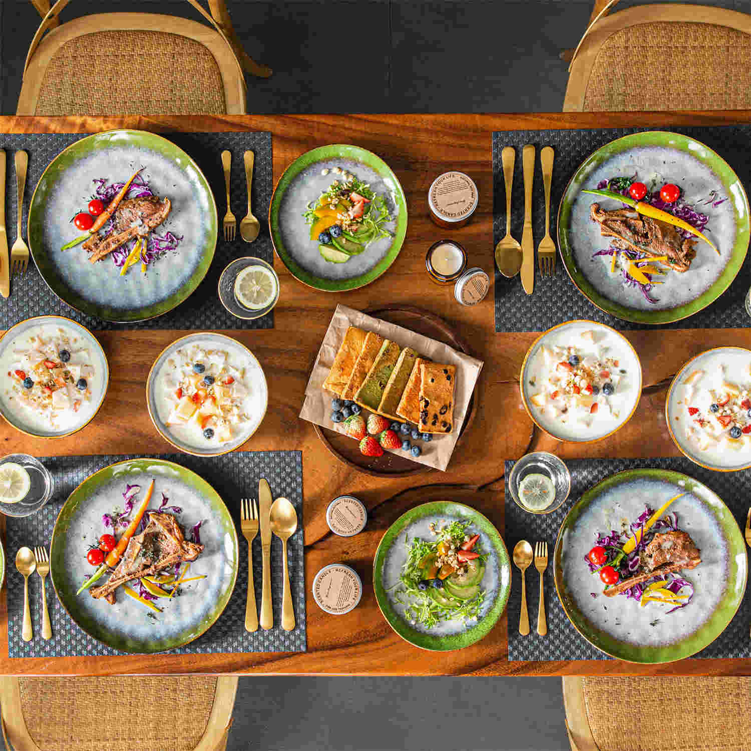 Starry 12 Piece Dinnerware Set