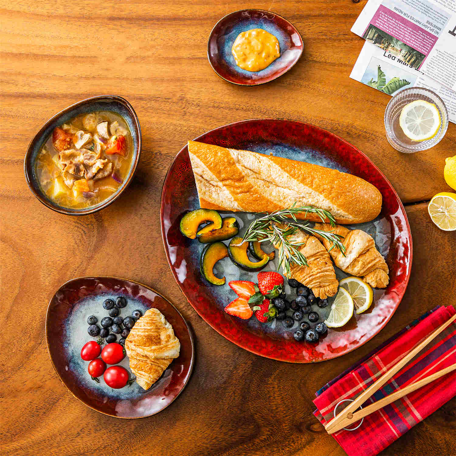 Starry 11 Piece Dinnerware Set