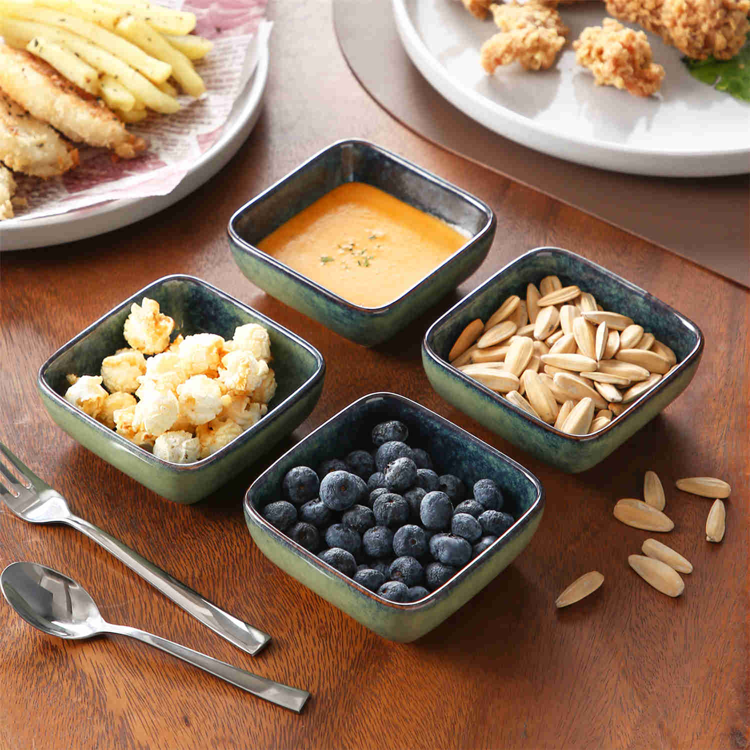 Stern Square Dipping Bowls Set of 4