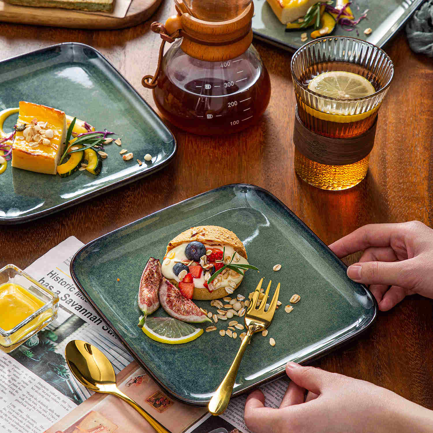 Stern Salad Plates Set of 4