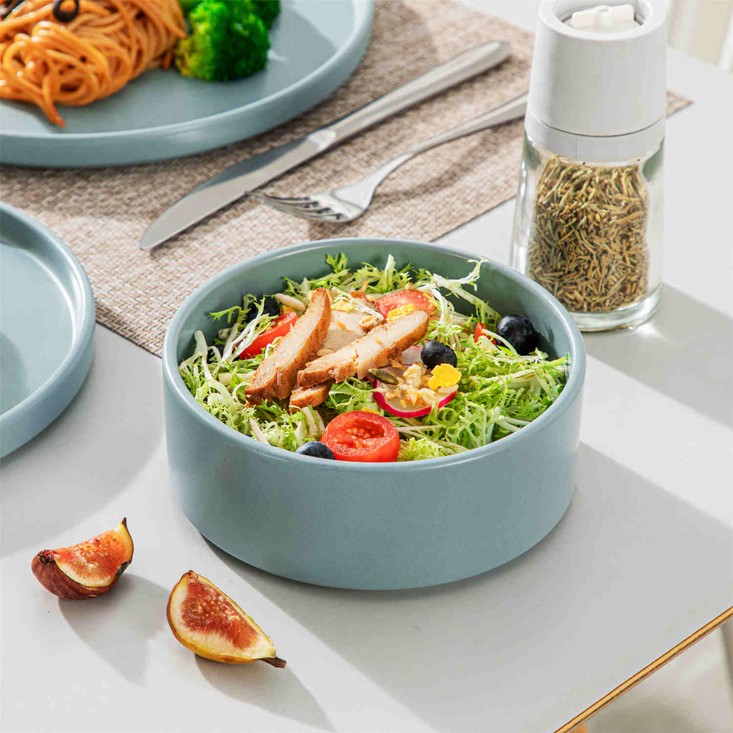 Venus 12 Piece Semi-Matte Dinnerware Set