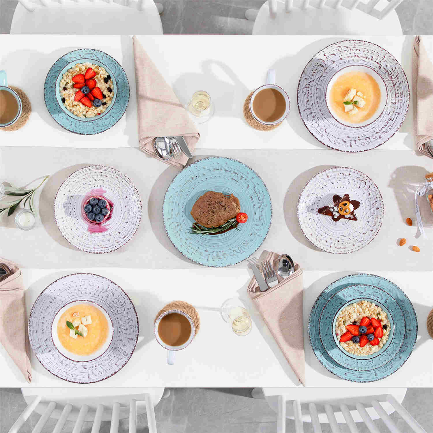 Vine 16 Piece Dinnerware Set