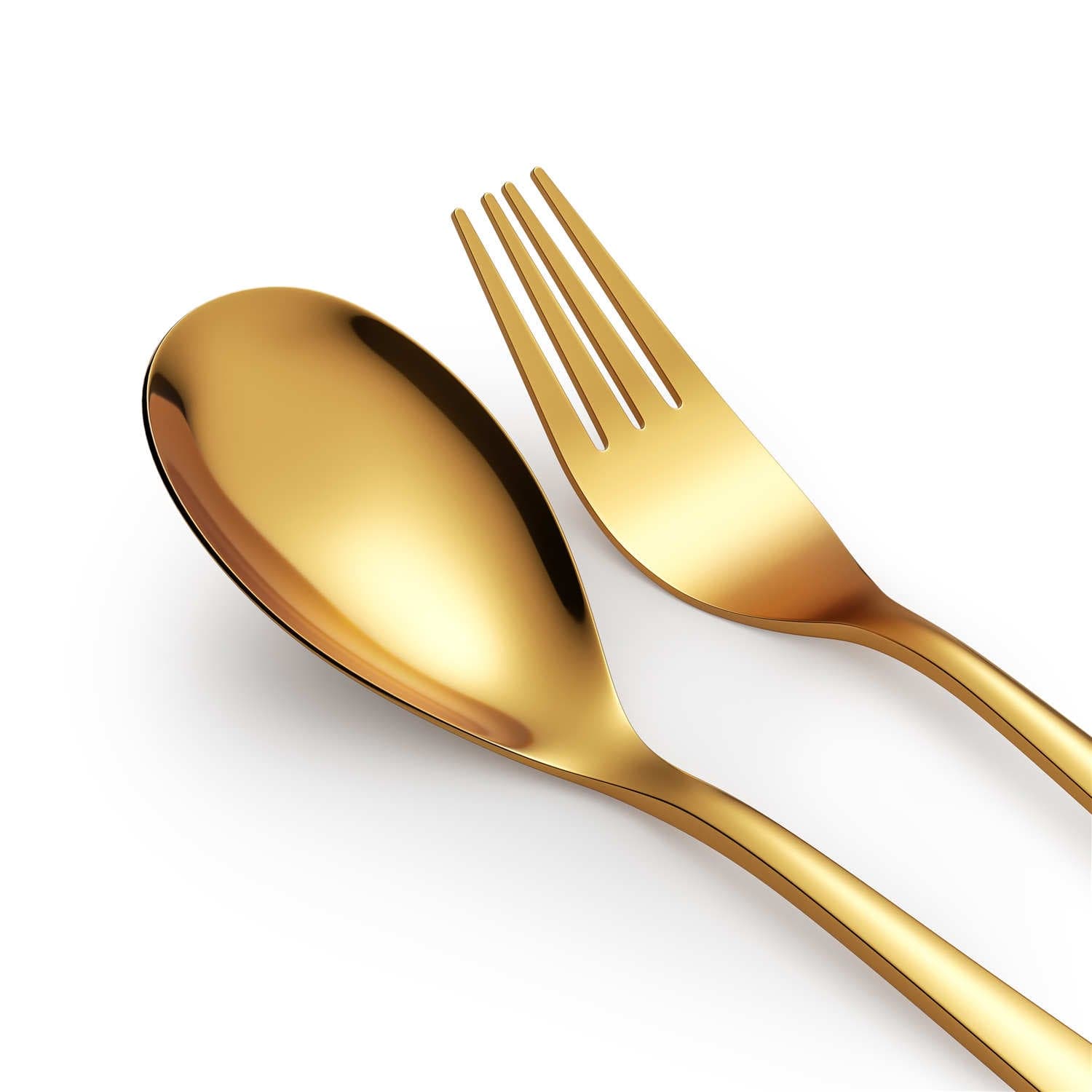 30 Piece Flatware Set Squared Tip Service for 6