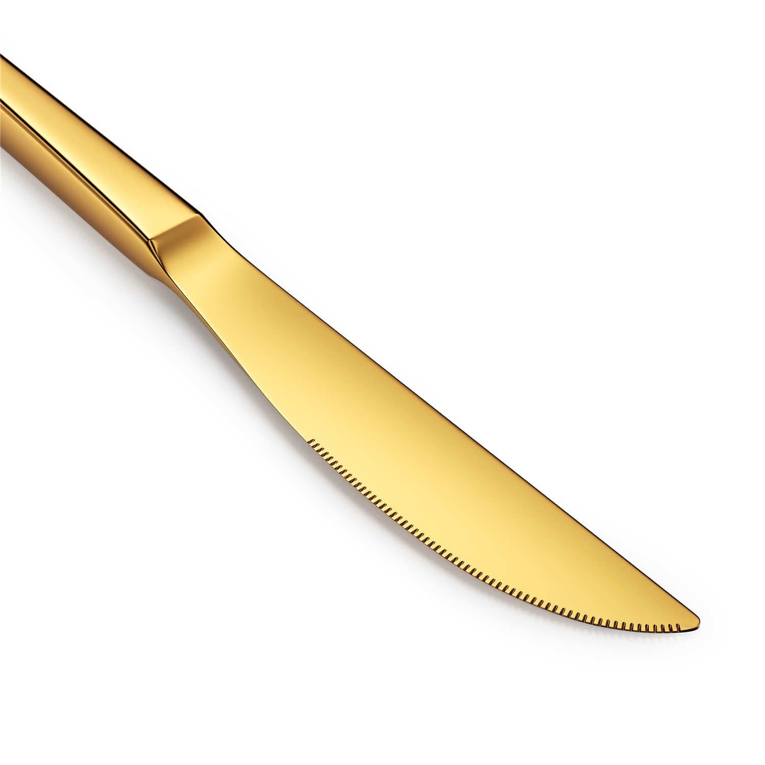 24 Piece Flatware Set Squared Tip Service for 6