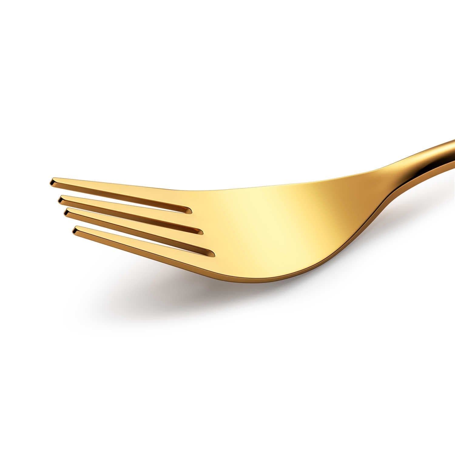 24 Piece Flatware Set Squared Tip Service for 6