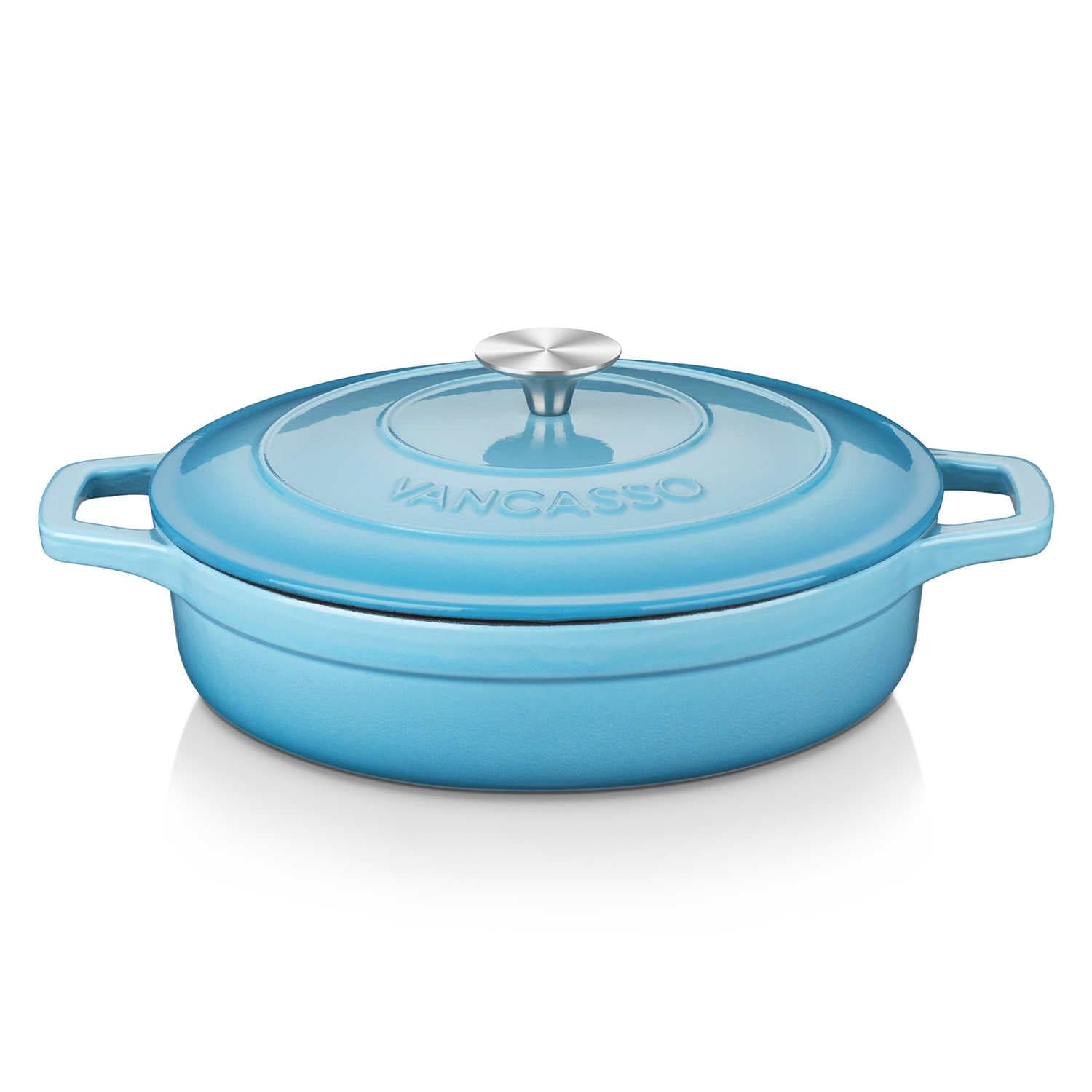 3.8QT Enameled Cast Iron Braiser