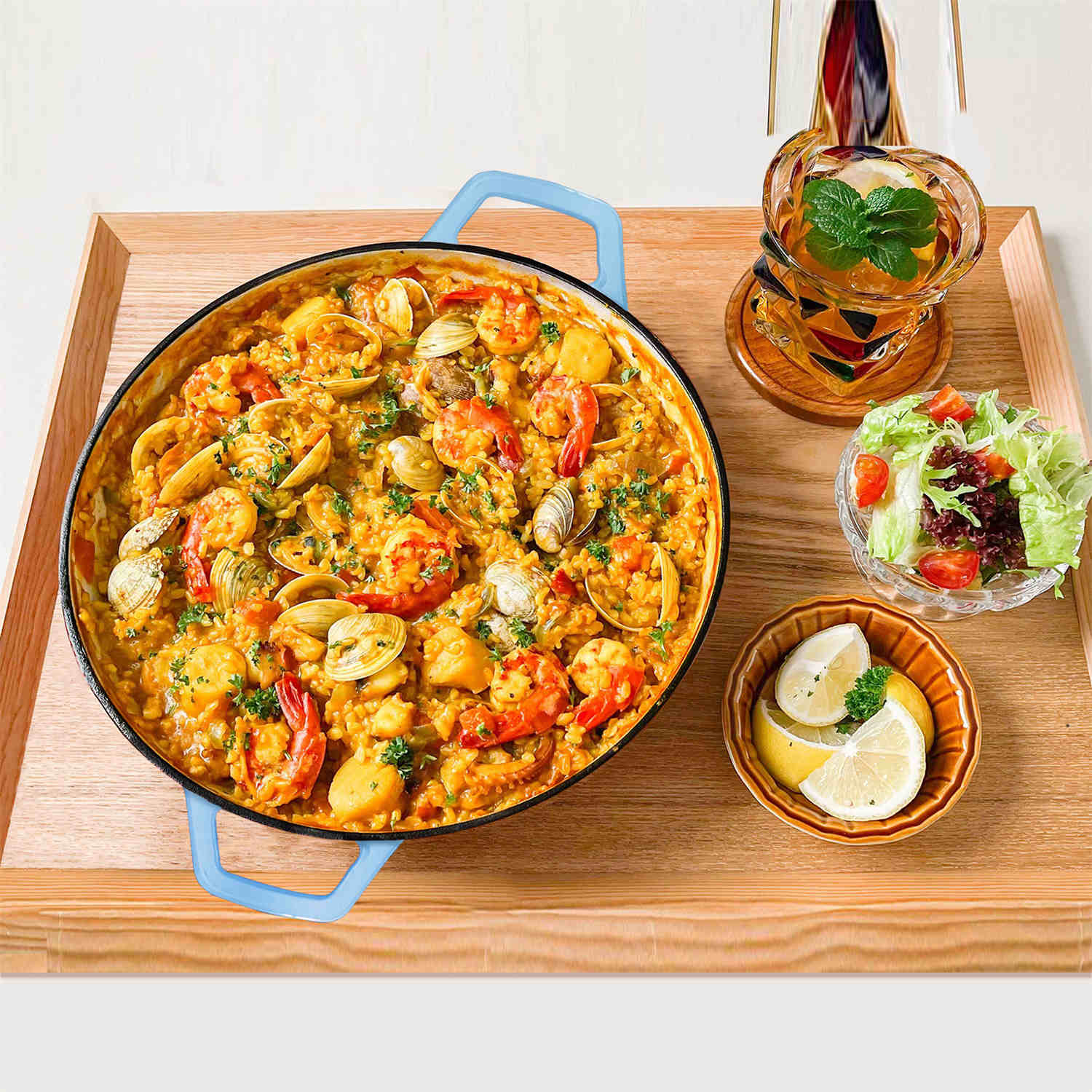 3.8QT Enameled Cast Iron Braiser