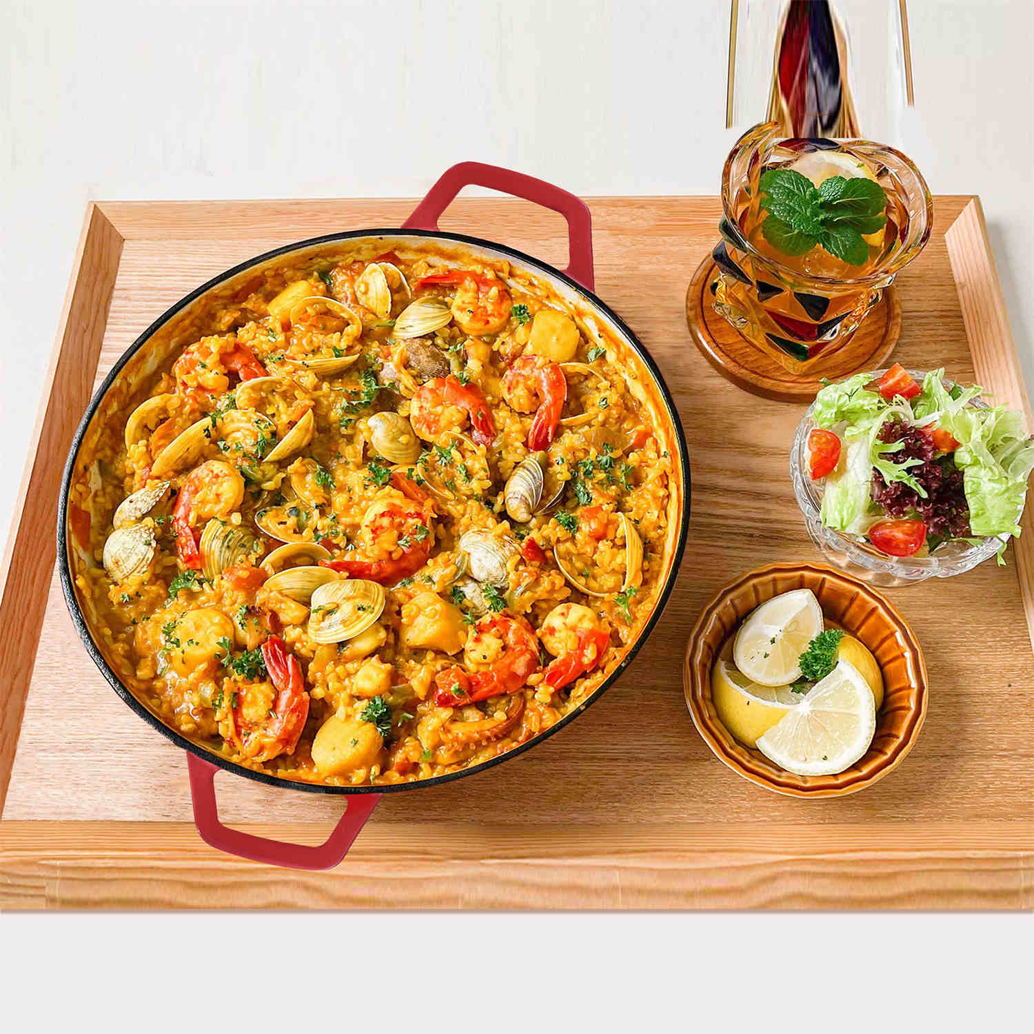 3.8QT Enameled Cast Iron Braiser