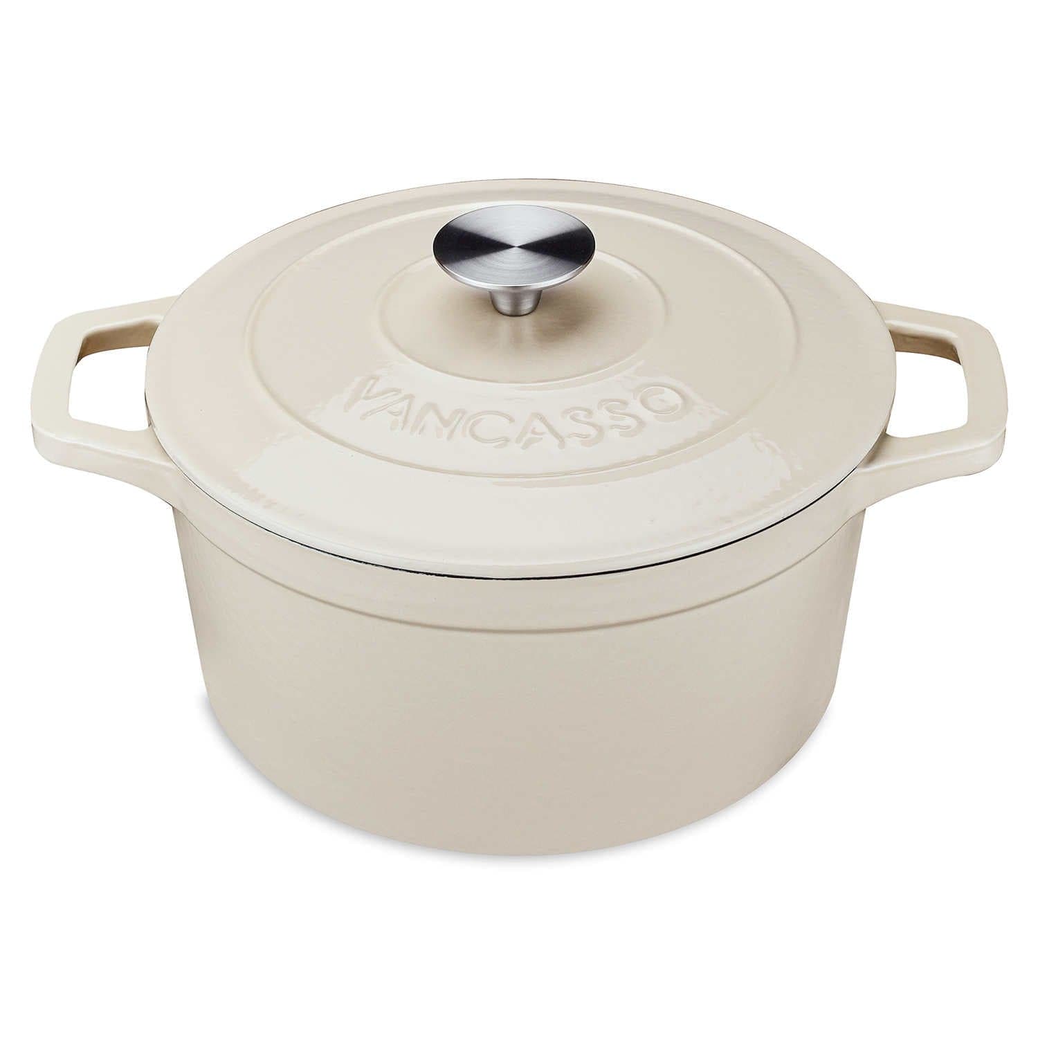 4.5QT Enameled Cast Iron Round Dutch Oven