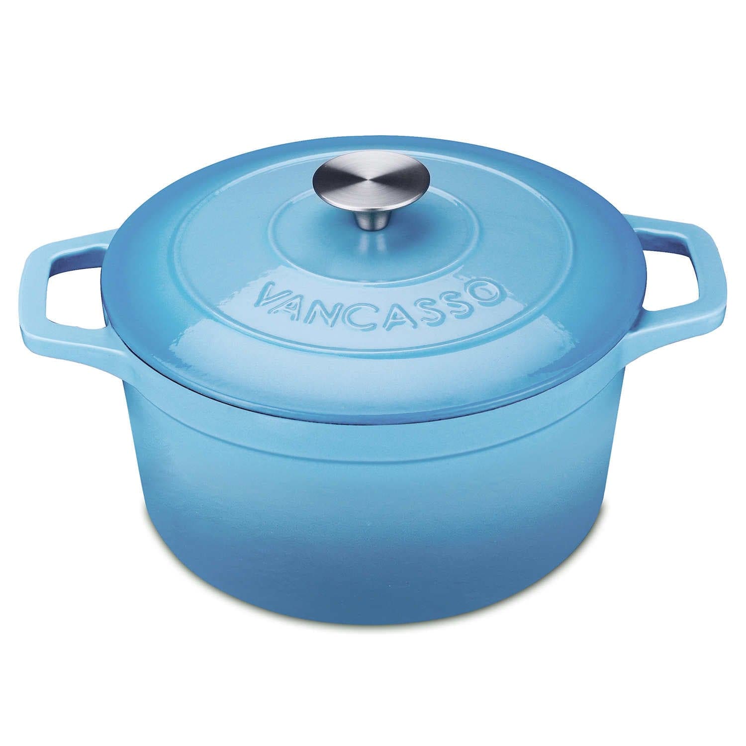 4.5QT Enameled Cast Iron Round Dutch Oven