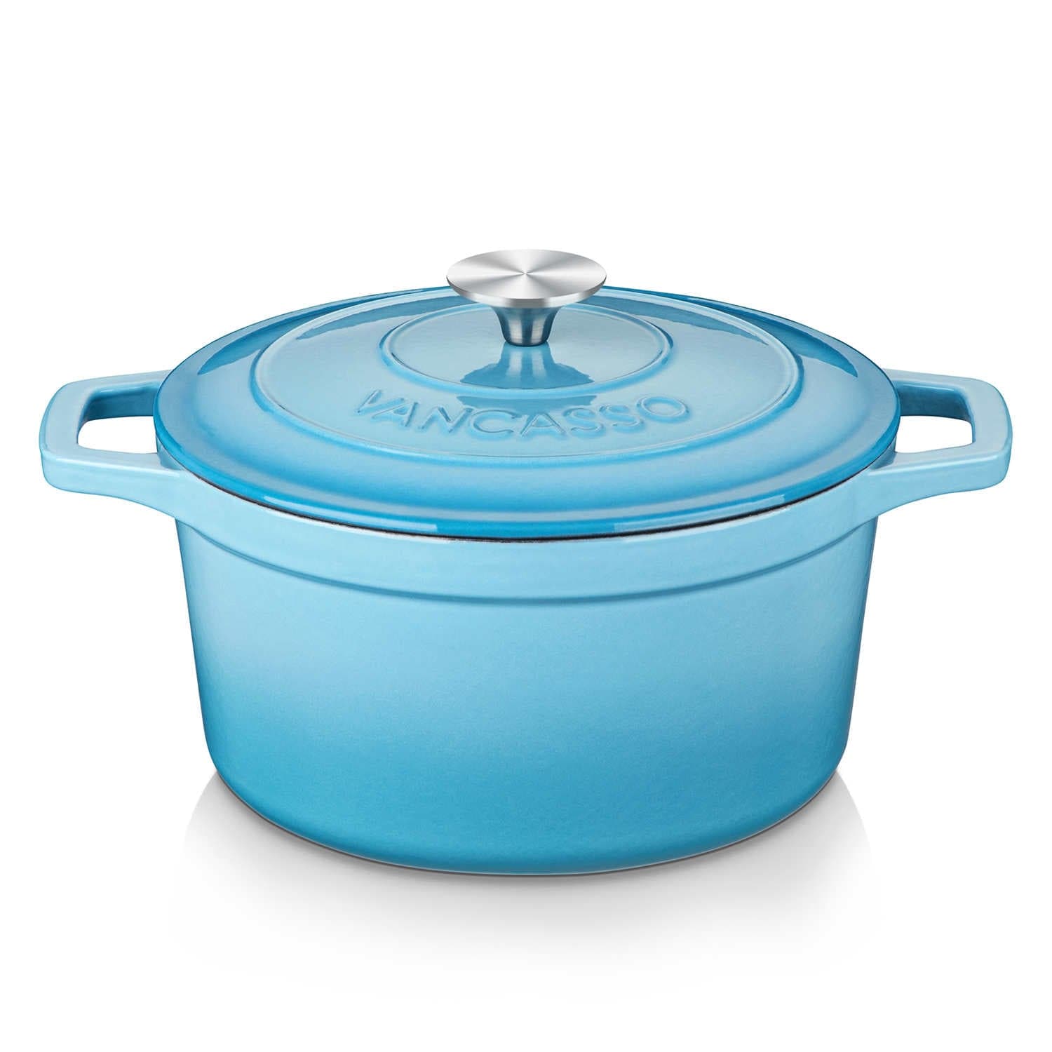 6QT Enameled Cast Iron Round Dutch Oven