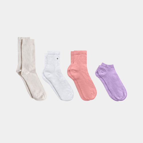 Crew-Length Indoor Socks for Calm Studio and Home Practice