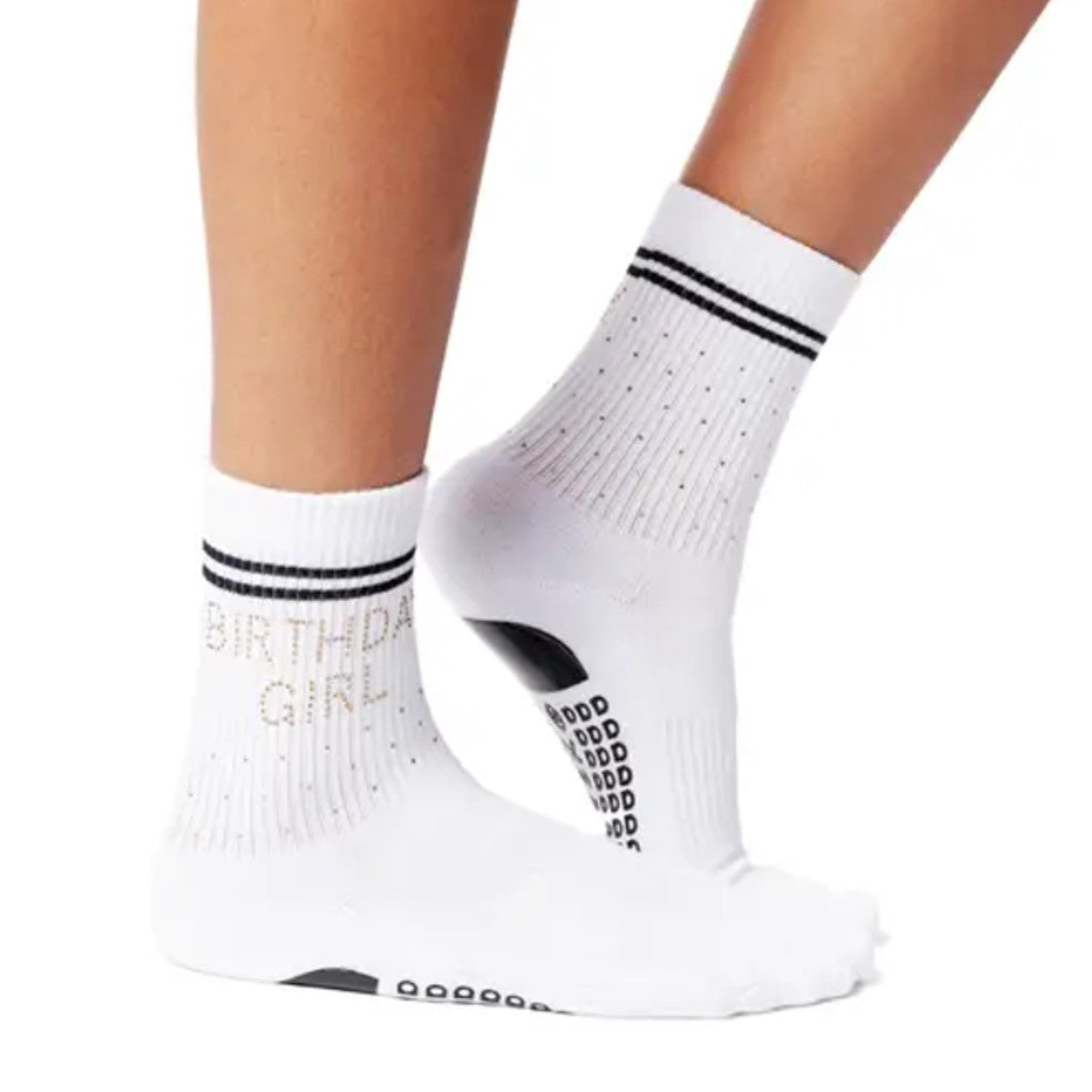 Birthday Girl - Crew Grip Socks (Barre / Pilates)