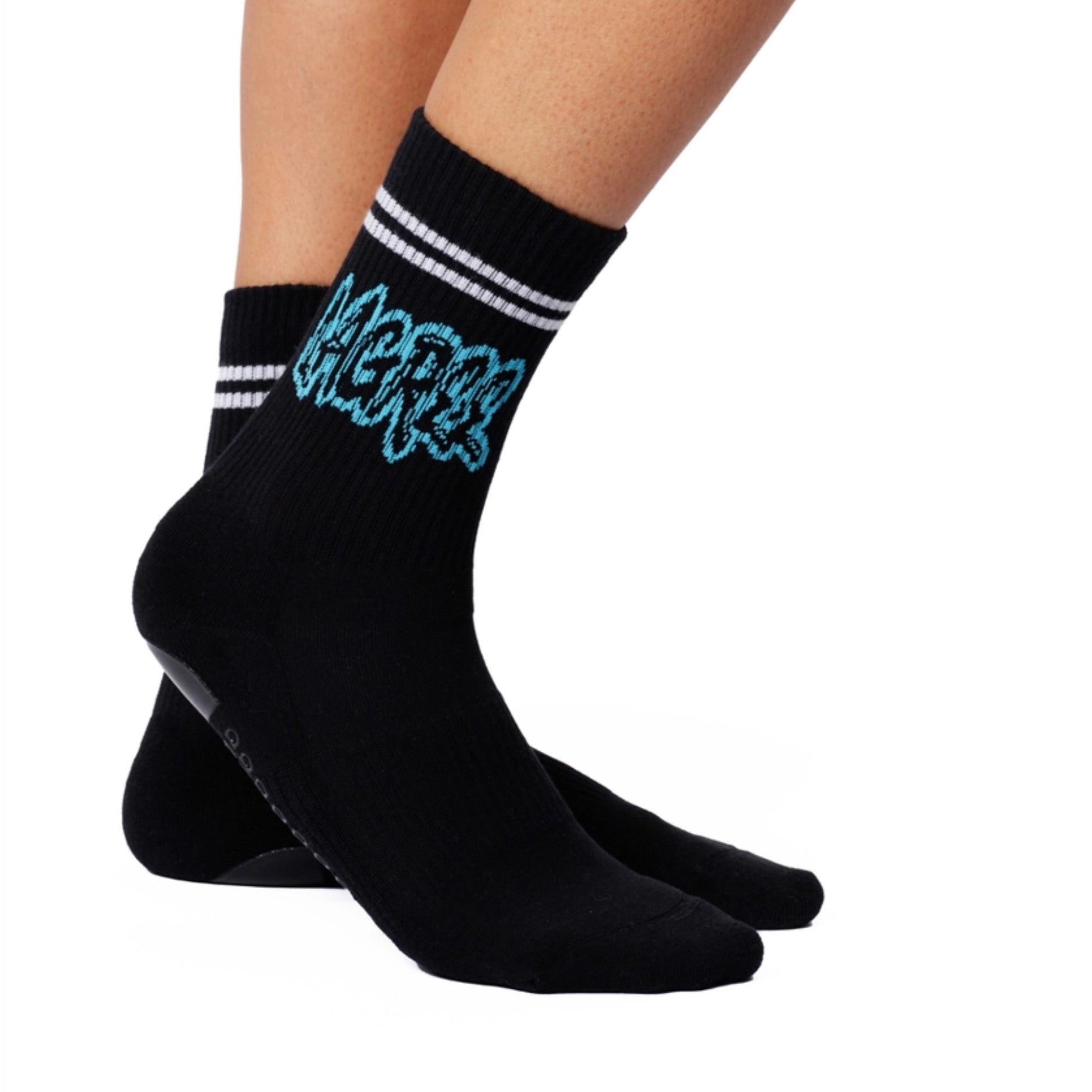 Graffiti - Crew Grip Socks (Barre / Pilates)
