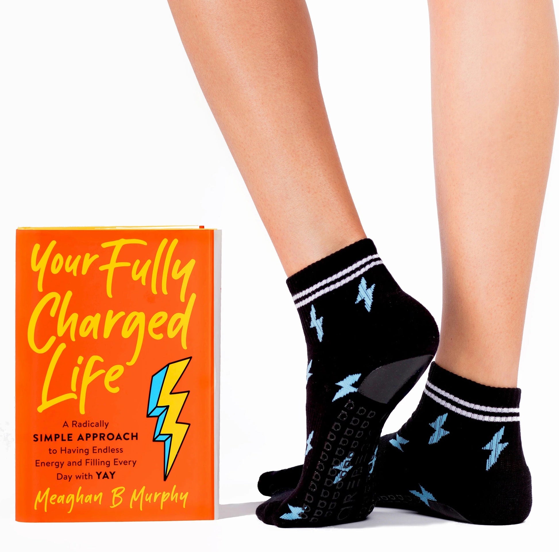 Meghan Murphy X Arebesk Collab - Crew Grip Socks (Barre / Pilates)