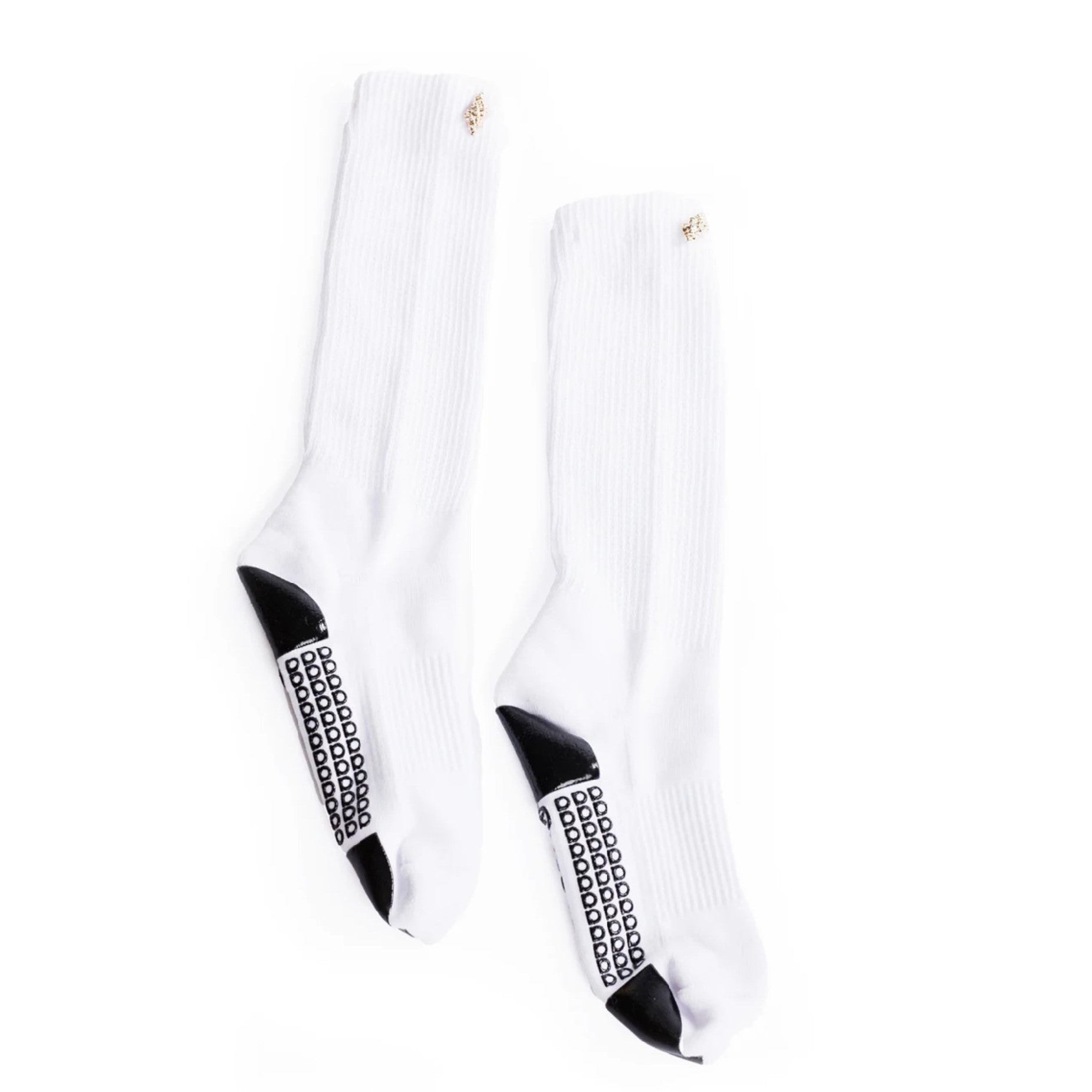 Seashell - Crew Grip Socks (Barre / Pilates)