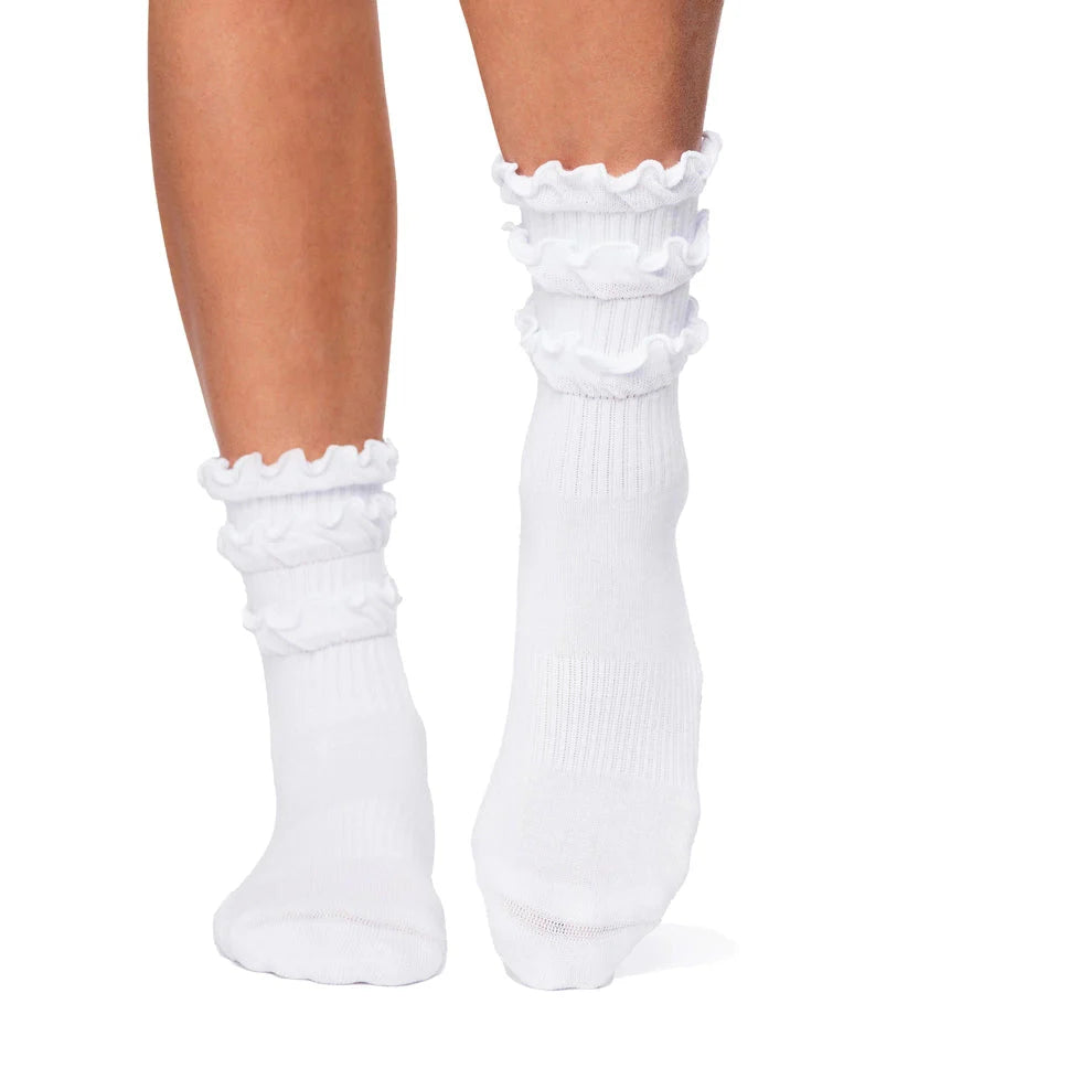 Triple Ruffle Grip Socks (Barre / Pilates)