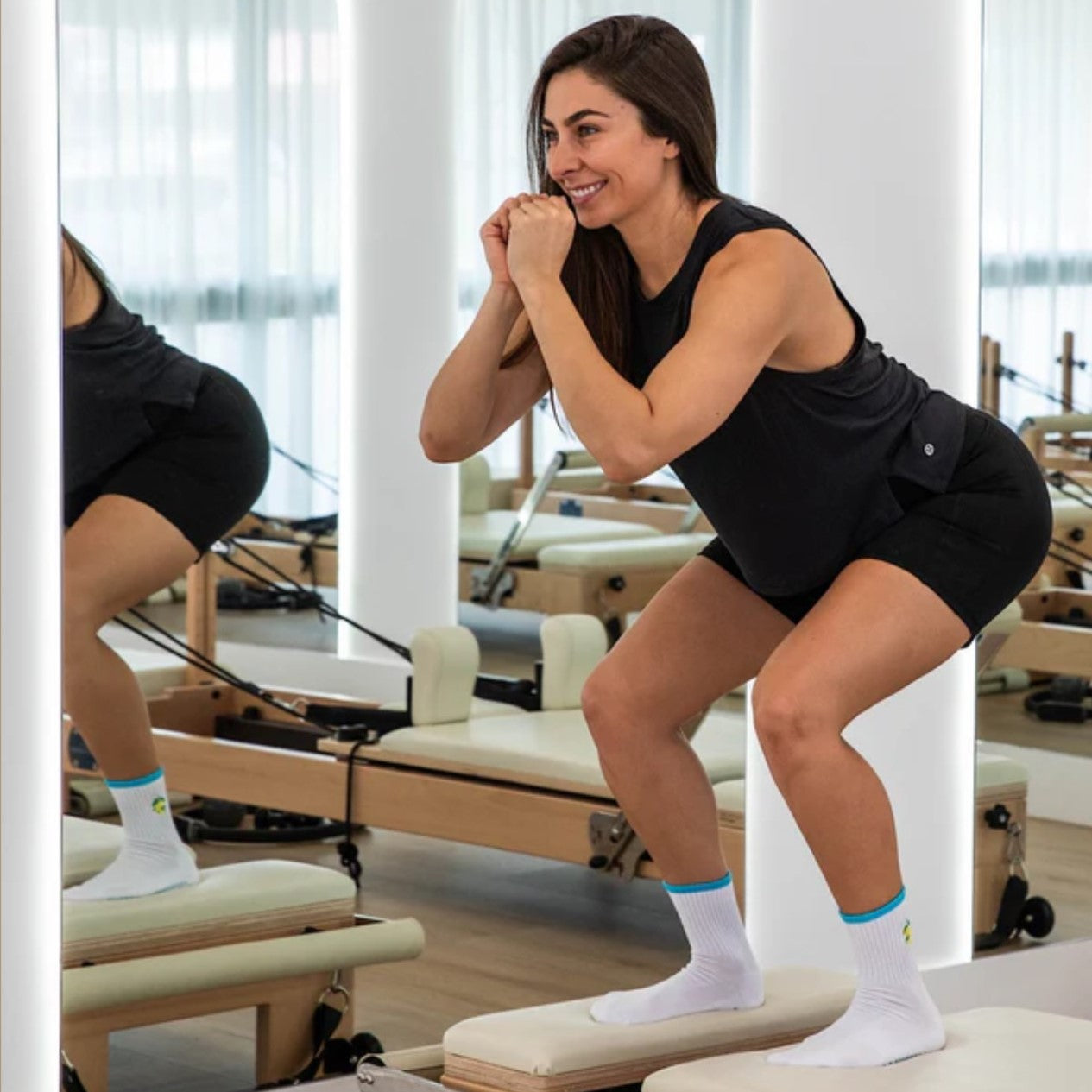 Amalfi Lemon Grip Socks (Barre / Pilates)