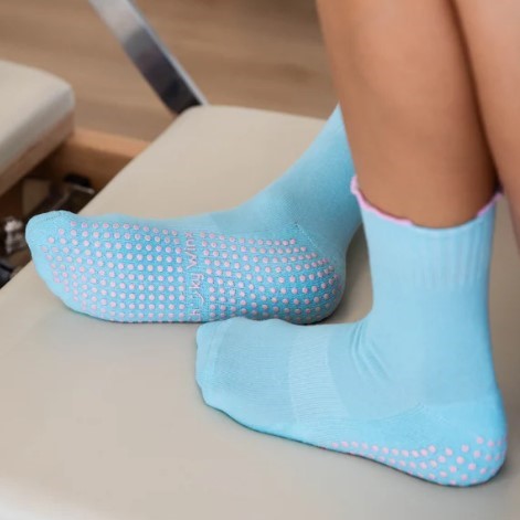 Grip Crew Socks - Frill (Barre / Pilates)
