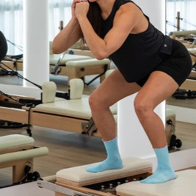 Grip Crew Socks - Frill (Barre / Pilates)