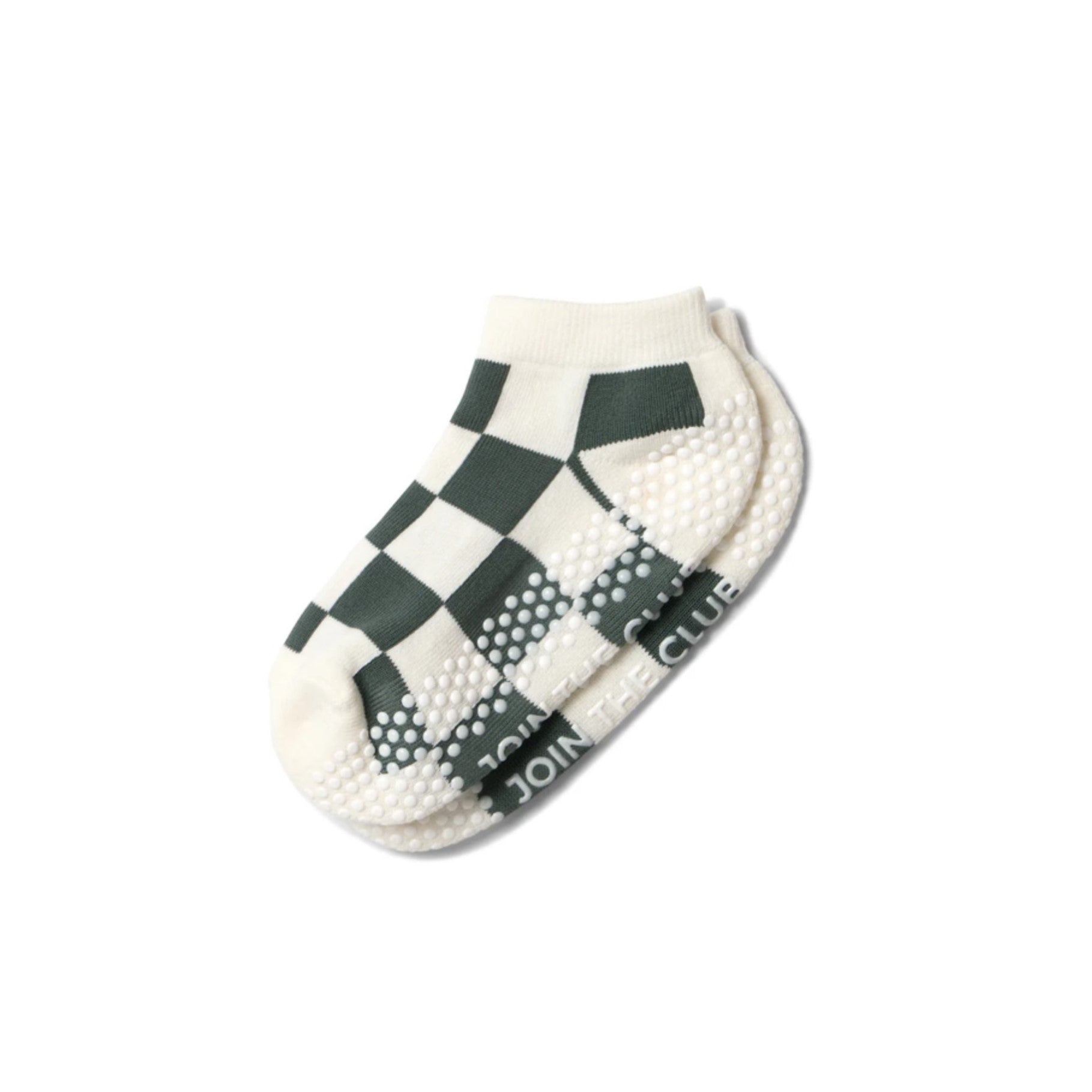 Classic Ankle Grip Socks - Checkered (Barre / Pilates)