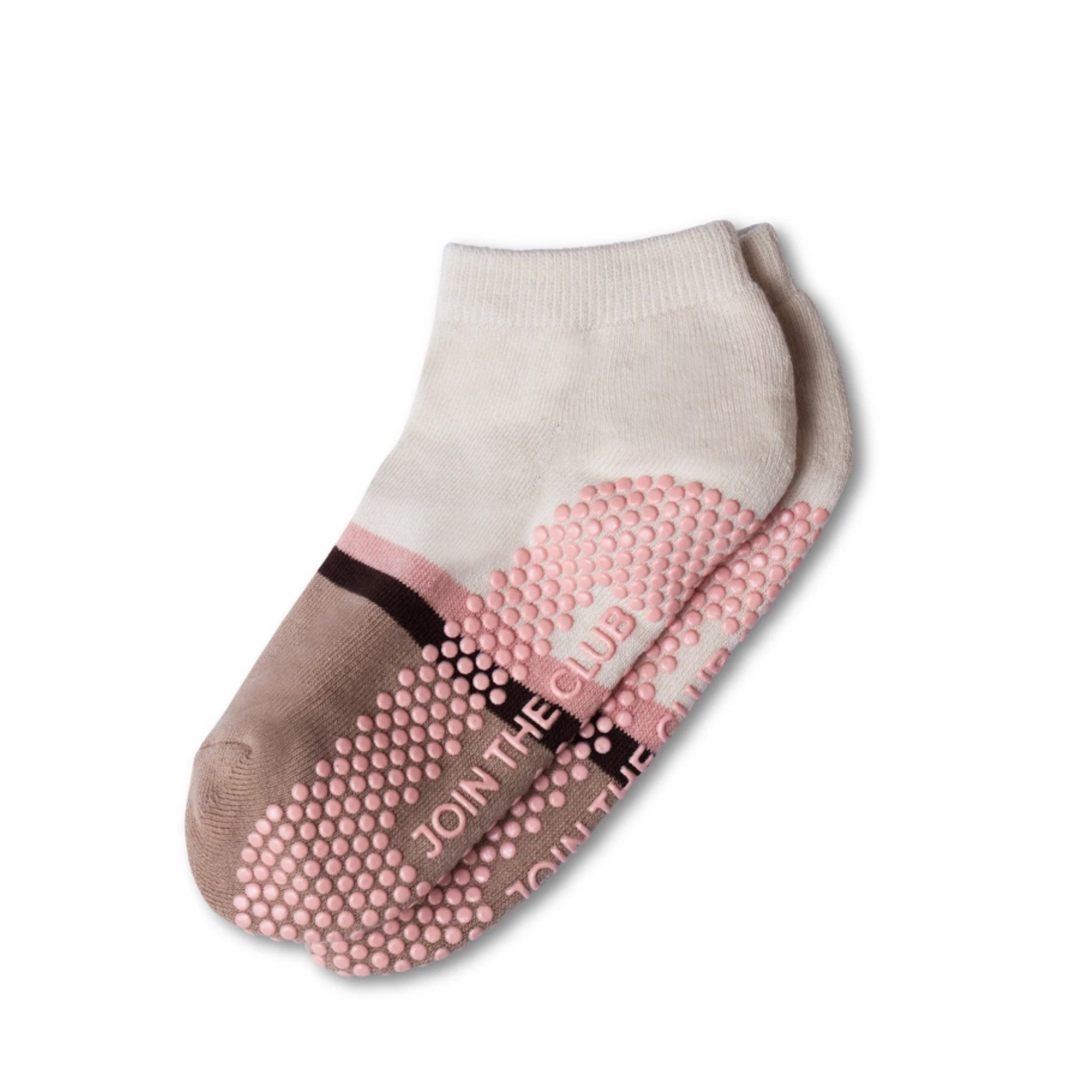 Classic Ankle Grip Socks -  Stripe (Barre / Pilates)