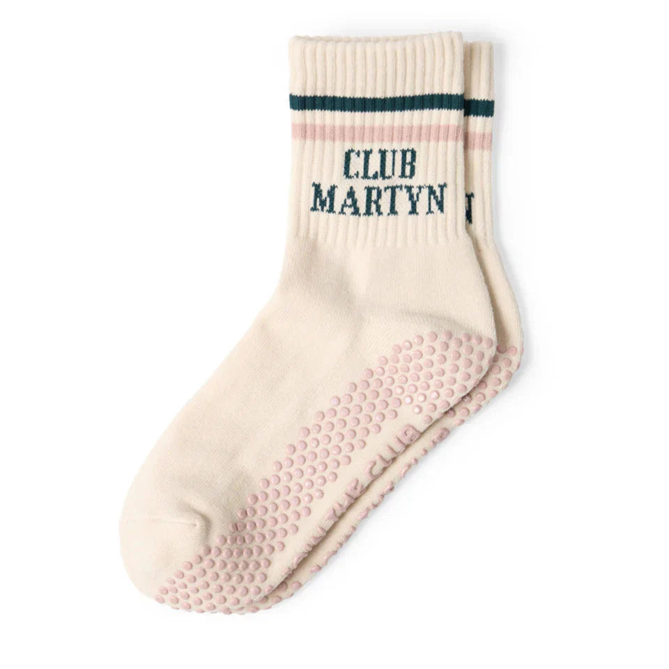 Signature Crew Grip Socks - Stripe - (Barre / Pilates)