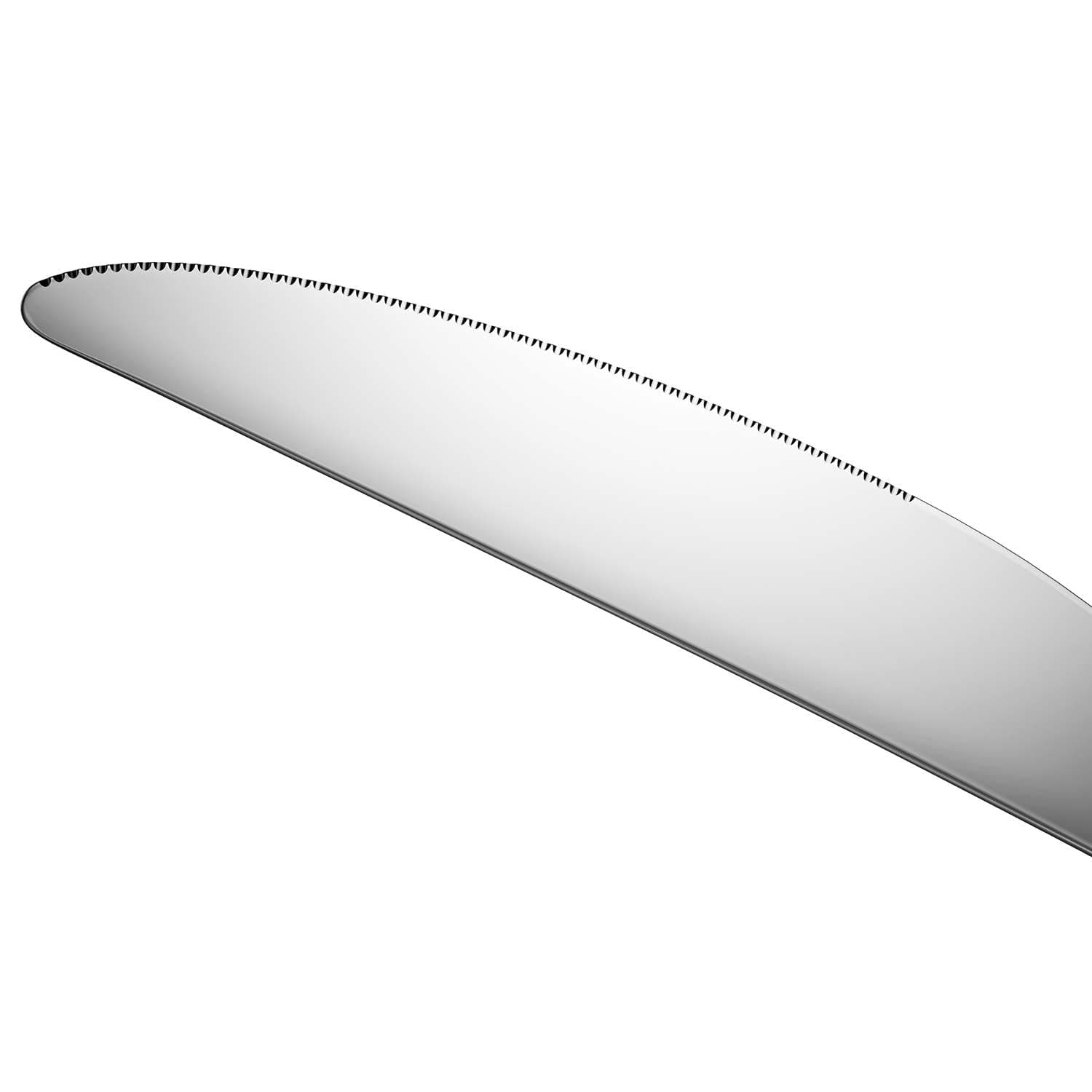 30 Piece Flatware Set Rounded Tip Service for 6