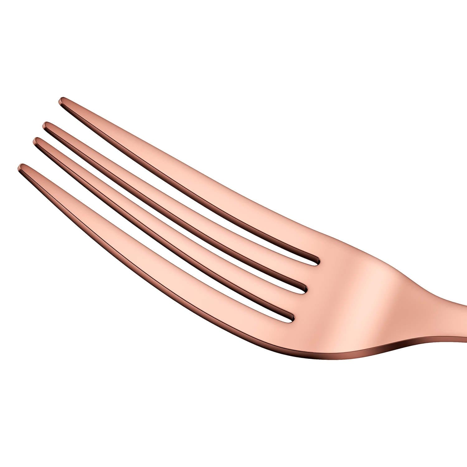 24 Piece Flatware Set Rounded Tip Service for 6