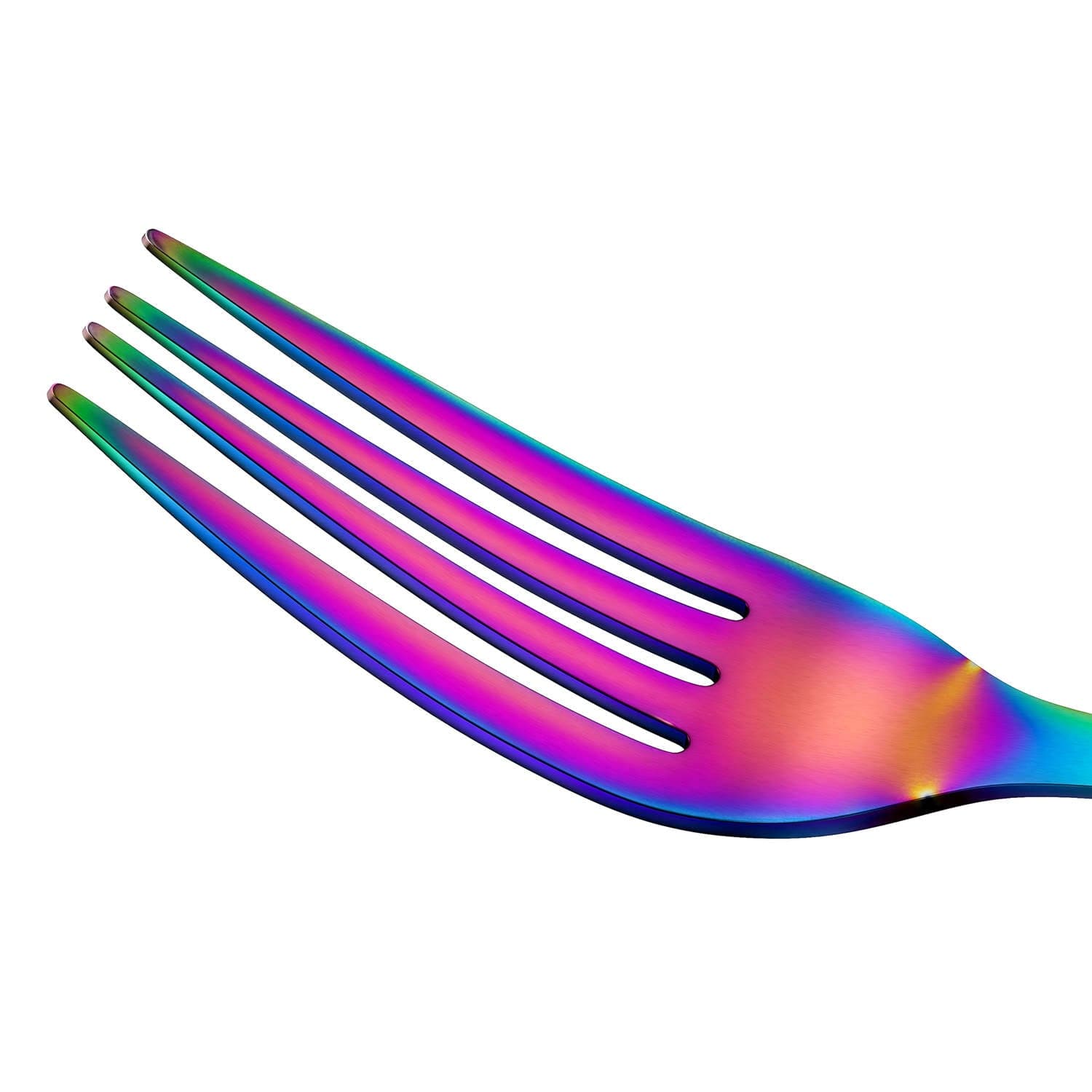 30 Piece Flatware Set Rounded Tip Service for 6