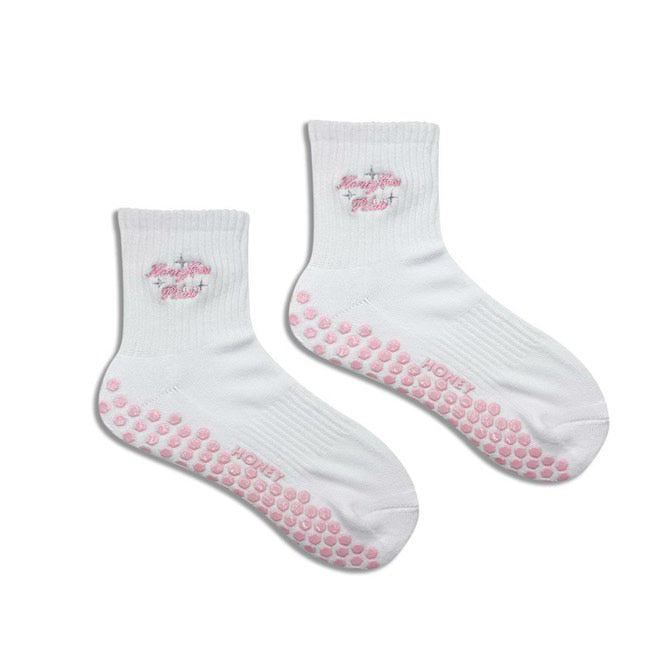 Honey Core Pilates Grip Socks (Barre / Pilates)