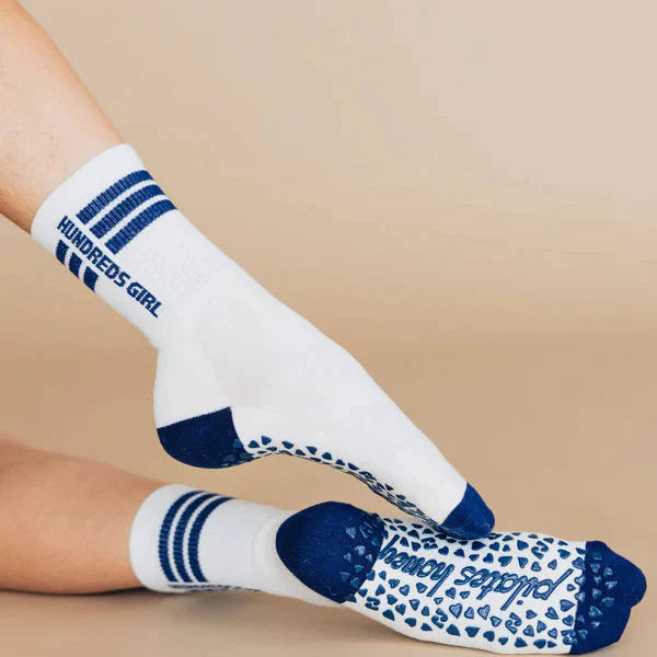 Hundreds Girl Crew - Crew Grip Sock (Barre / Pilates)