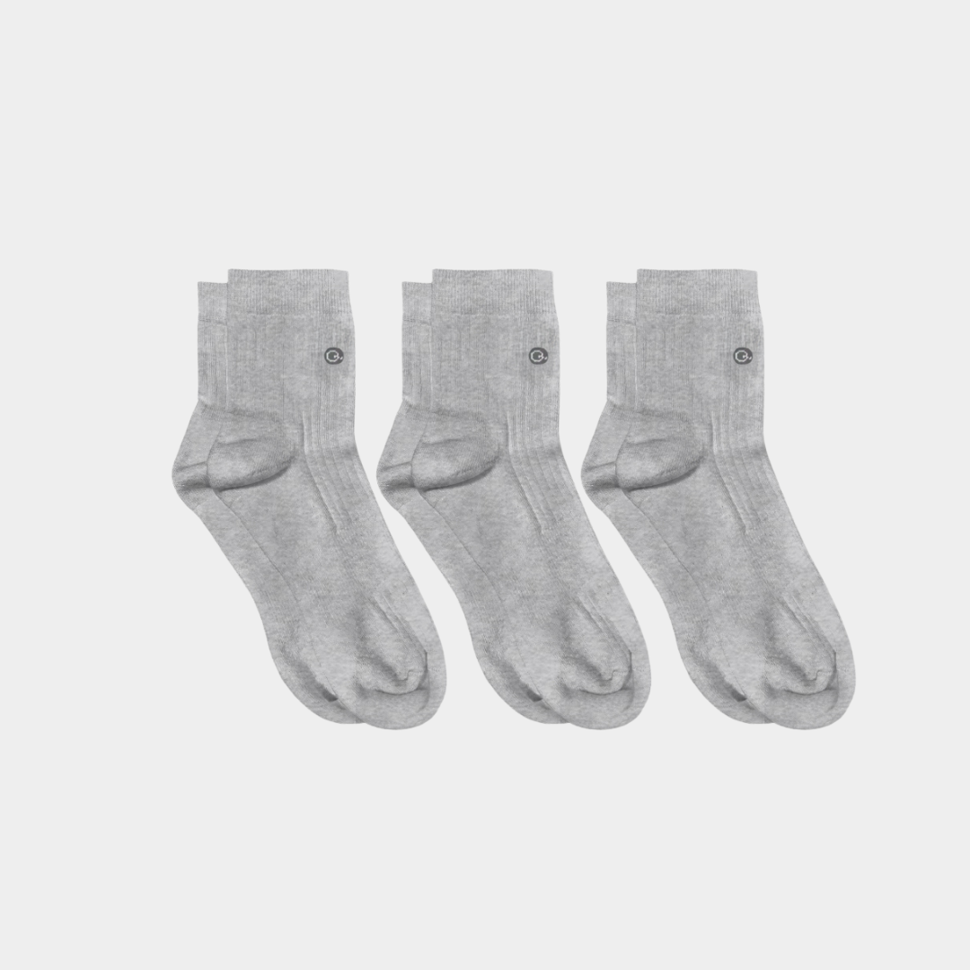Cotton Quarter Pacers Kids Socks (Midweight) - 97% Organic Cotton