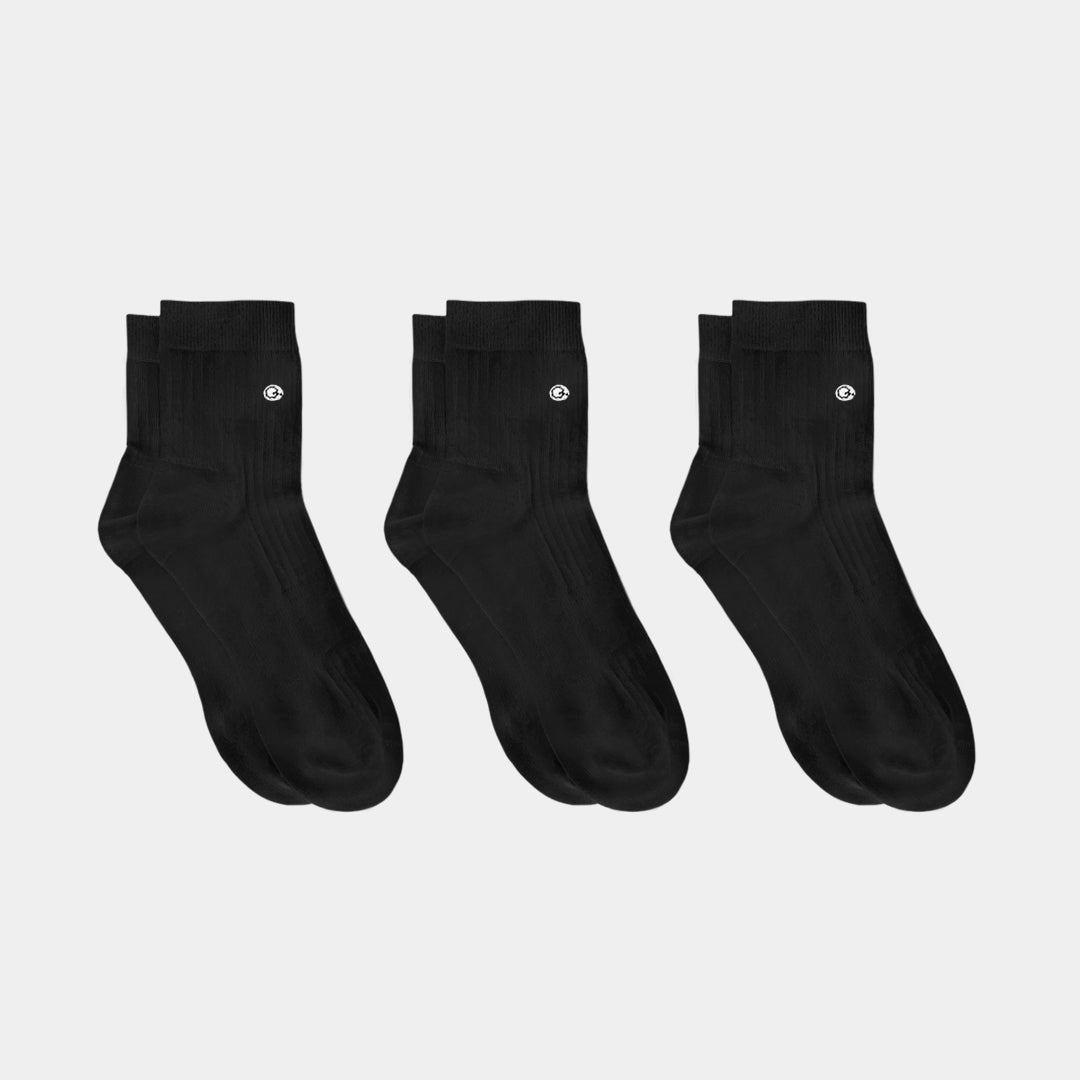 Cotton Quarter Pacers Kids Socks (Midweight) - 97% Organic Cotton
