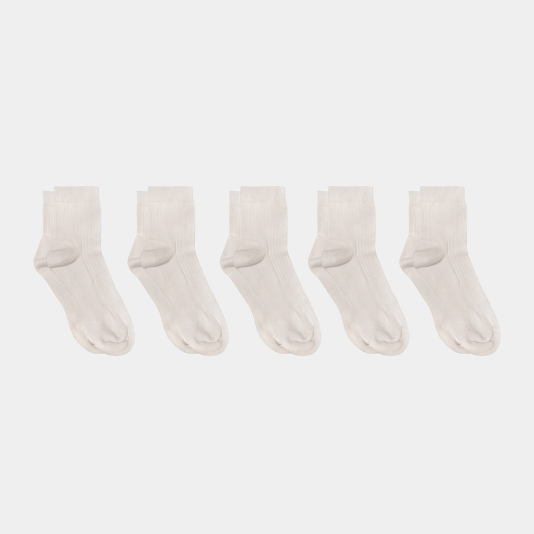 Cotton Quarter Pacers Kids Socks (Midweight) - 97% Organic Cotton