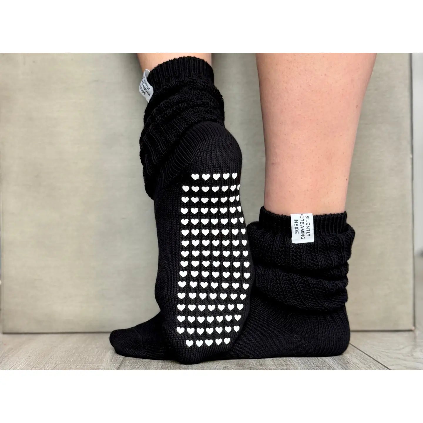 Slouch Grip Sock - Silently Screaming (Barre / Pilates)