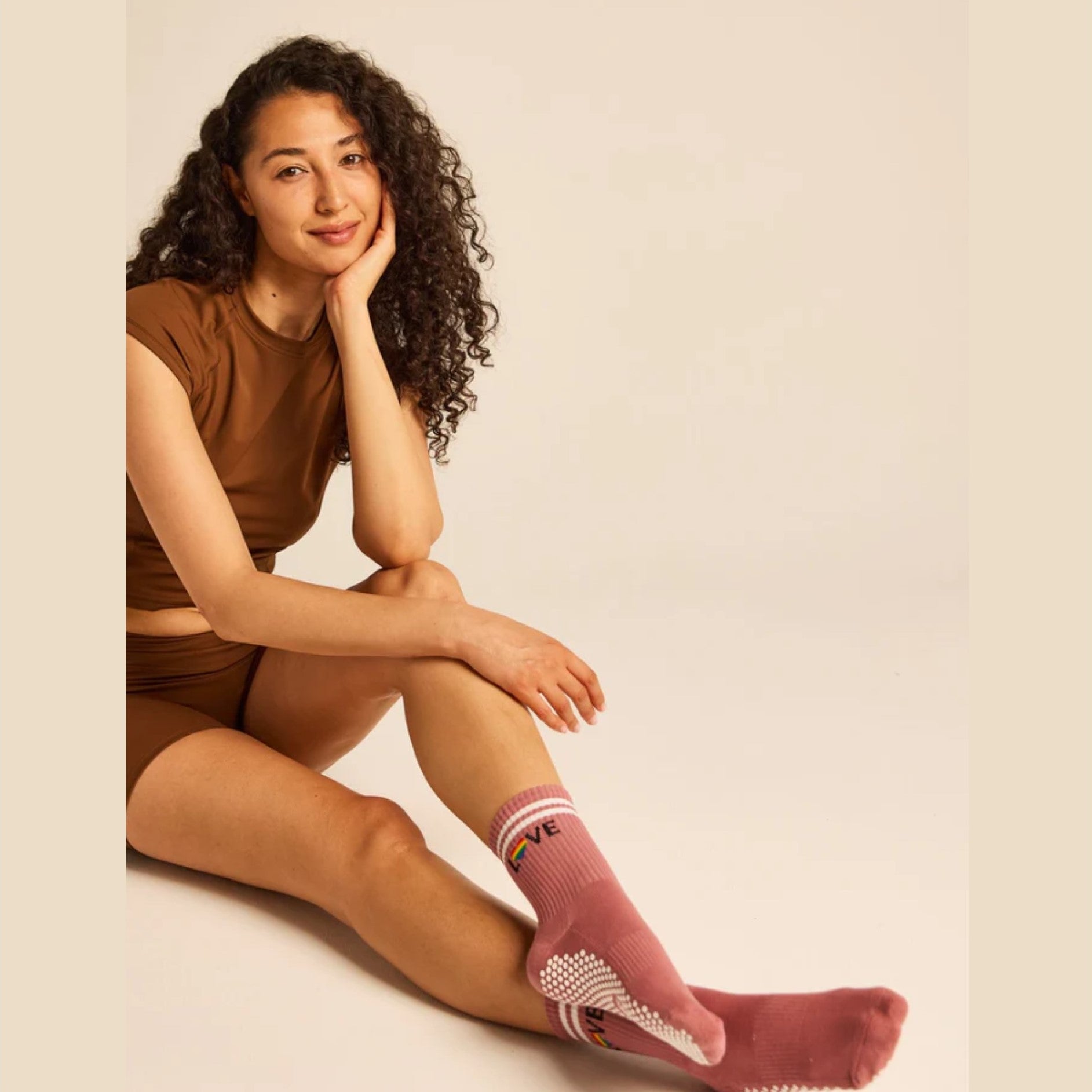 The Pride Love Grip Socks (Barre/Pilates)