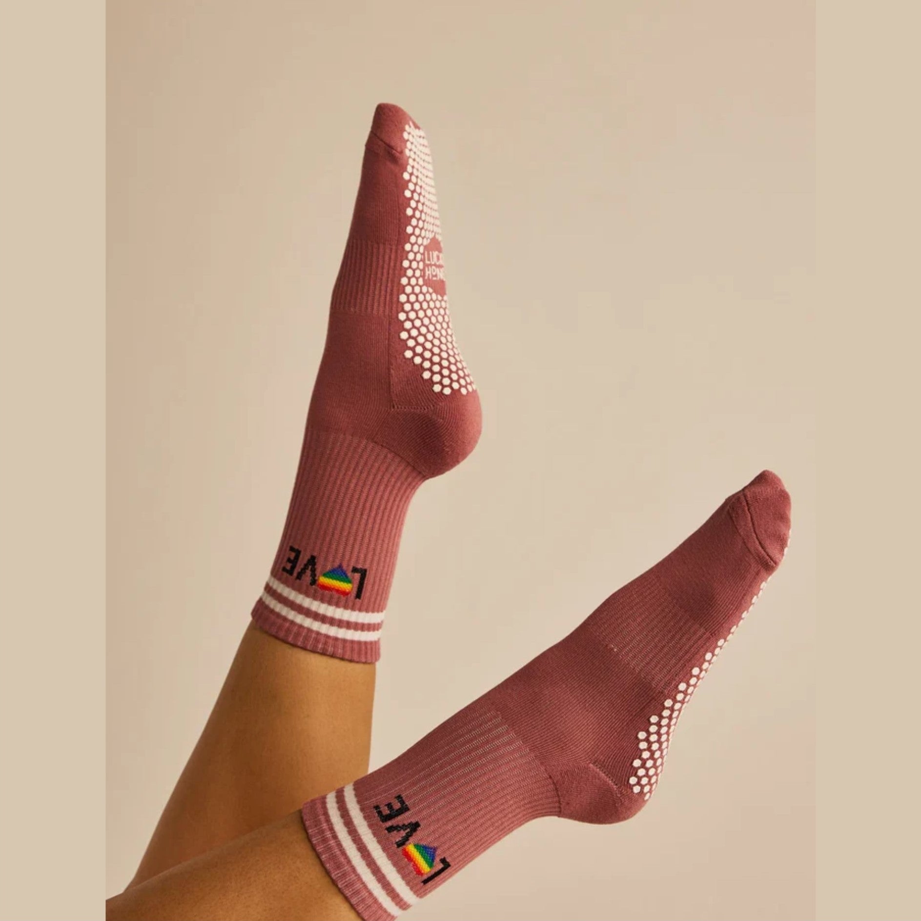 The Pride Love Grip Socks (Barre/Pilates)