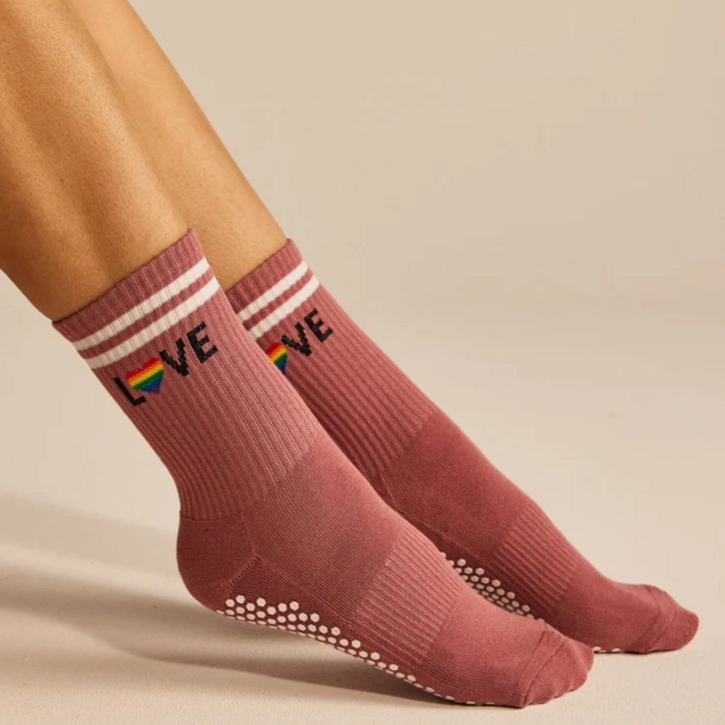 The Pride Love Grip Socks (Barre/Pilates)