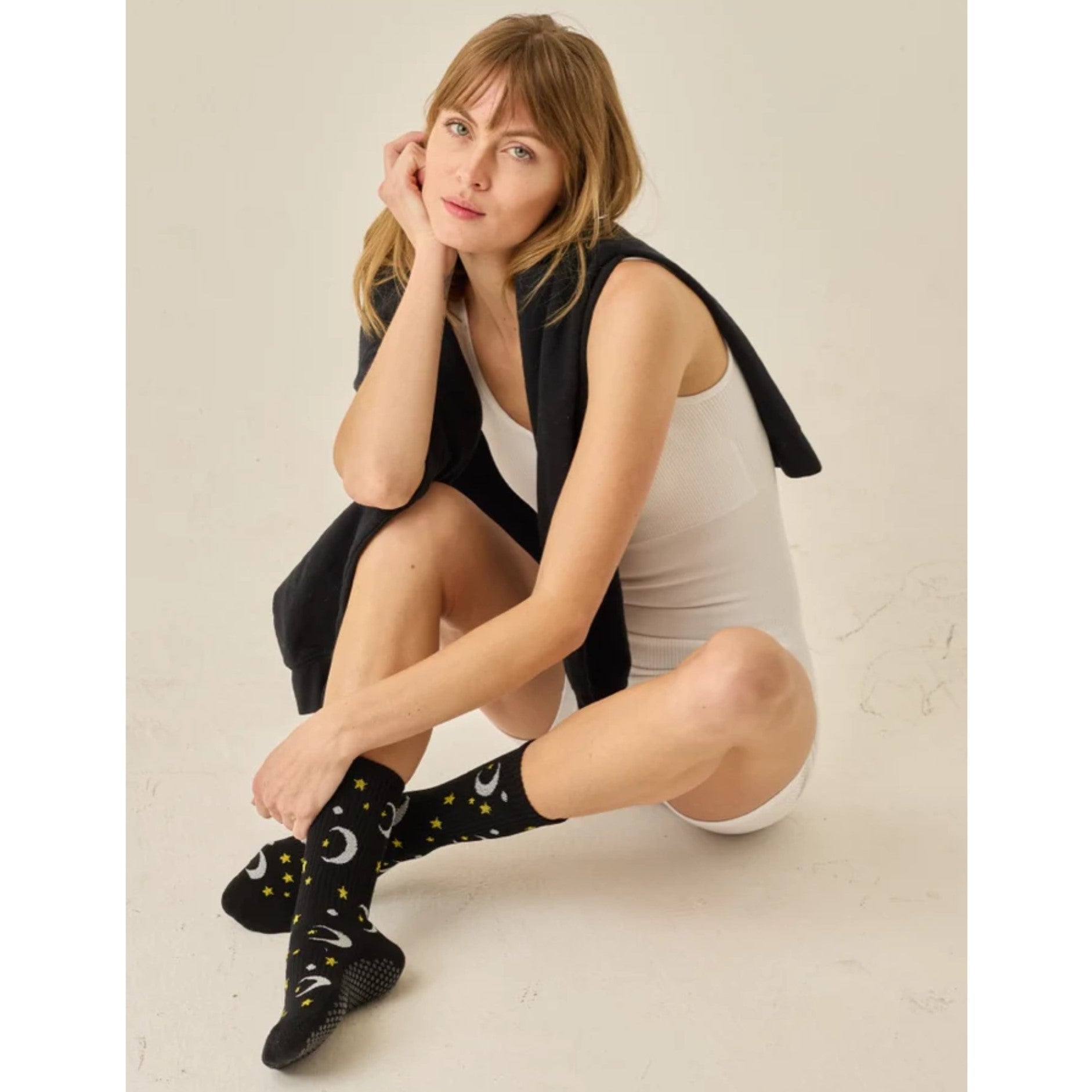 Tall Grip Tube Socks - Sky Color