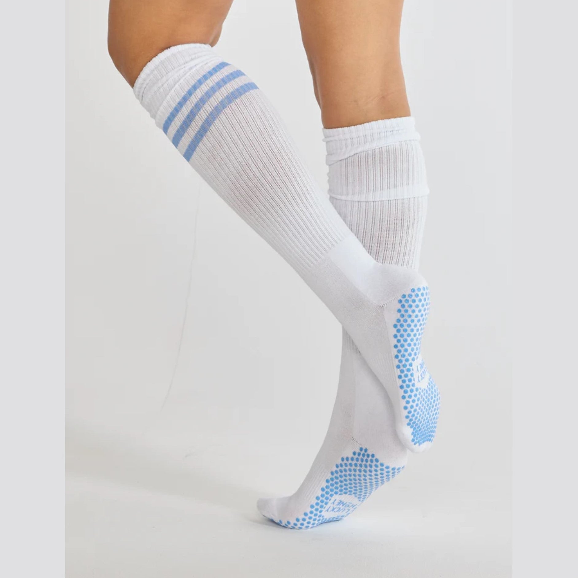 The Mismatched Knee High Grip Sock