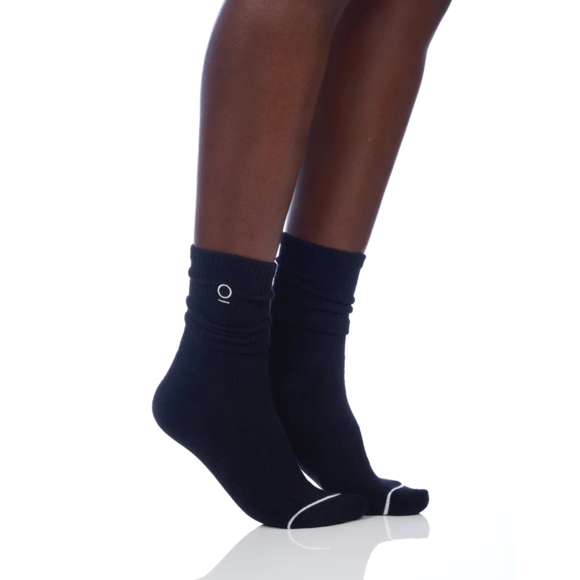 Tall Grip Tube Socks - Black (Non Grip)
