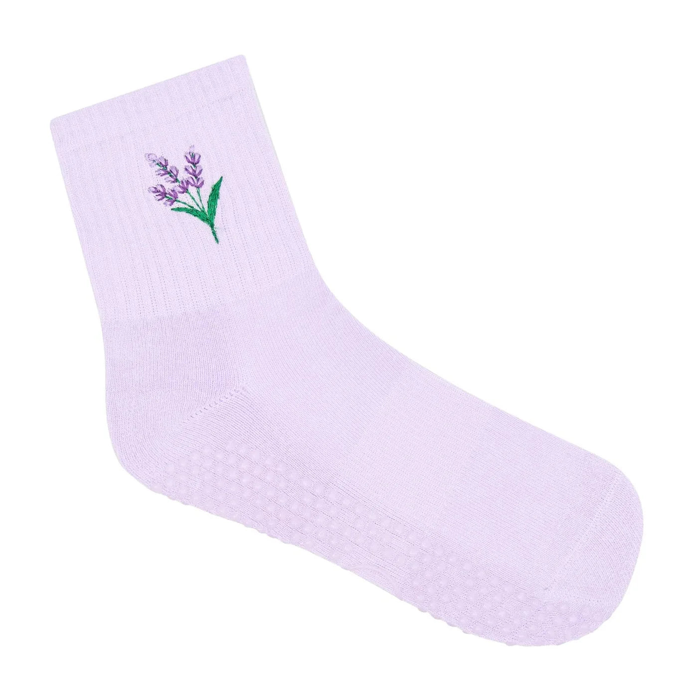 Crew Grip Socks - Lavender Haze (Barre / Pilates)