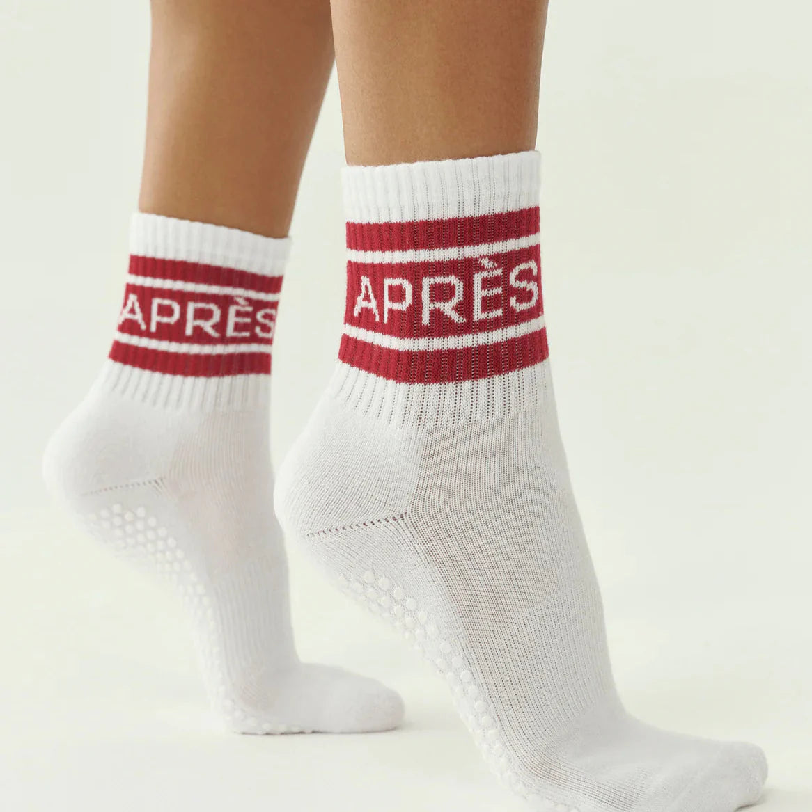 Crew Grip Socks - Après Ski Stripe (Barre / Pilates)