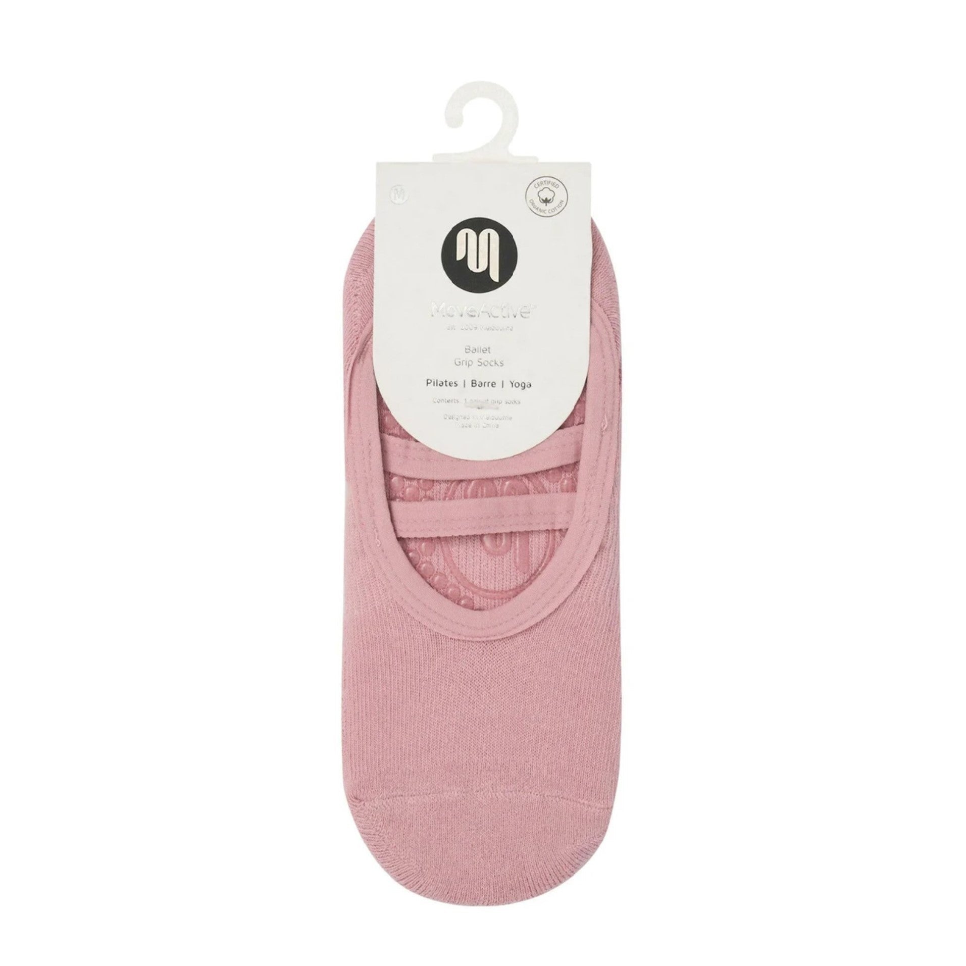 Ballet Grip Socks - Mauve (Barre / Pilates)
