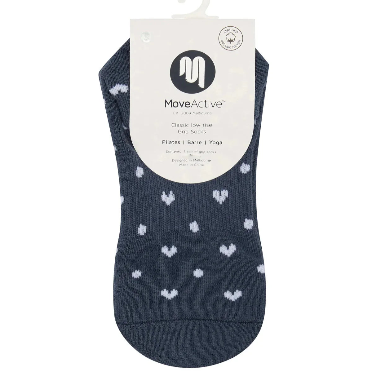 Classic Low Rise Grip Socks - Speckled (Barre / Pilates)
